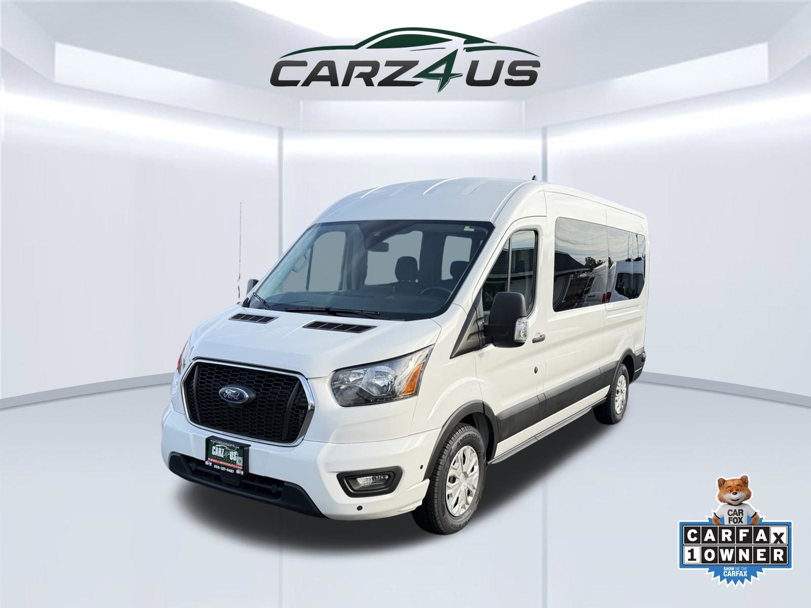 Oxford White 2024 Ford Transit Passenger Van Rear-Wheel Drive Automatic