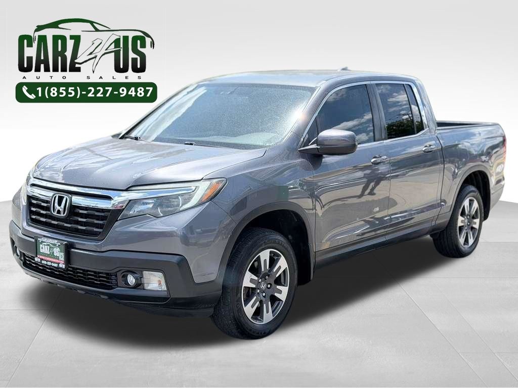 Gray (Modern Steel Metallic) 2018 Honda Ridgeline RTL-T AWD Pickup Truck All-Wheel Drive 6-Speed Automatic