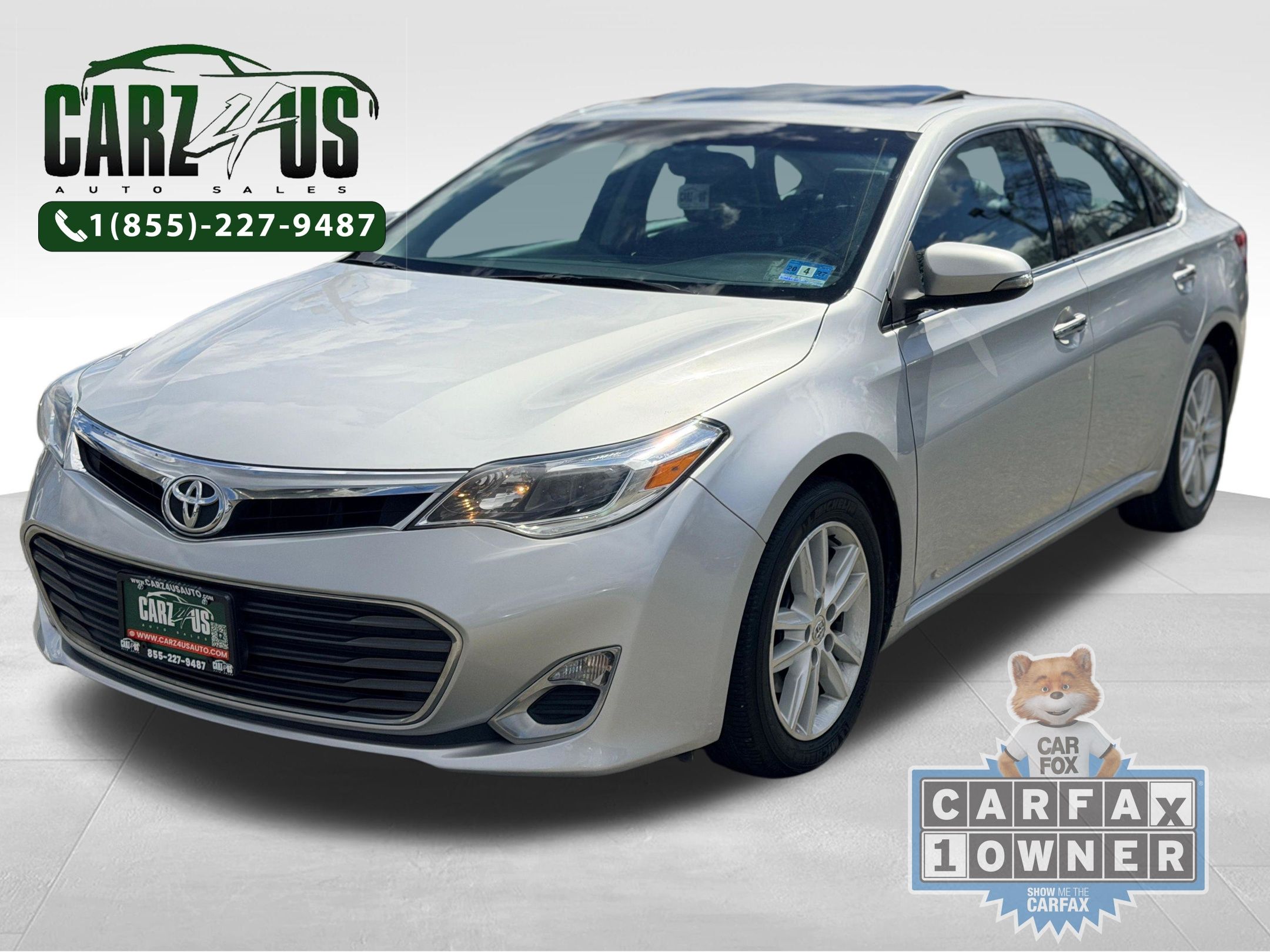 Classic Silver Metallic 2014 Toyota Avalon XLE Premium Sedan Front-Wheel Drive 6-Speed Automatic