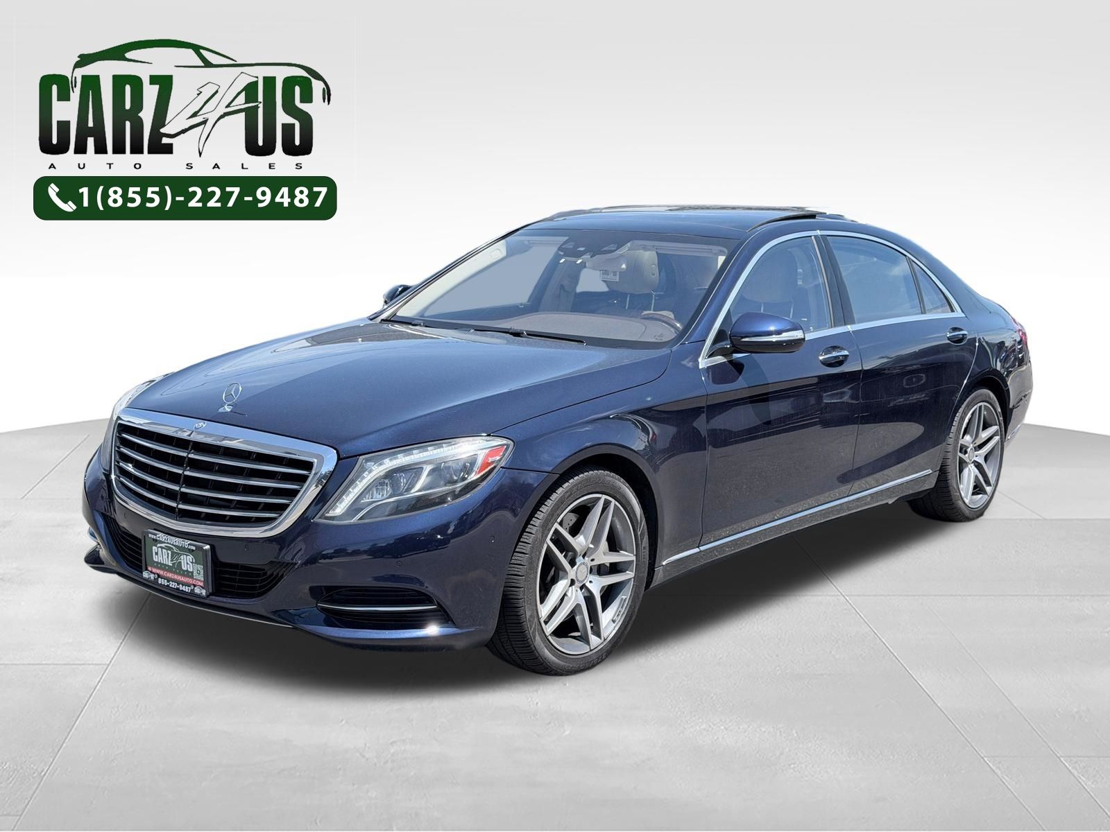 Black 2015 Mercedes-Benz S-Class Sedan All-Wheel Drive 7-Speed Automatic