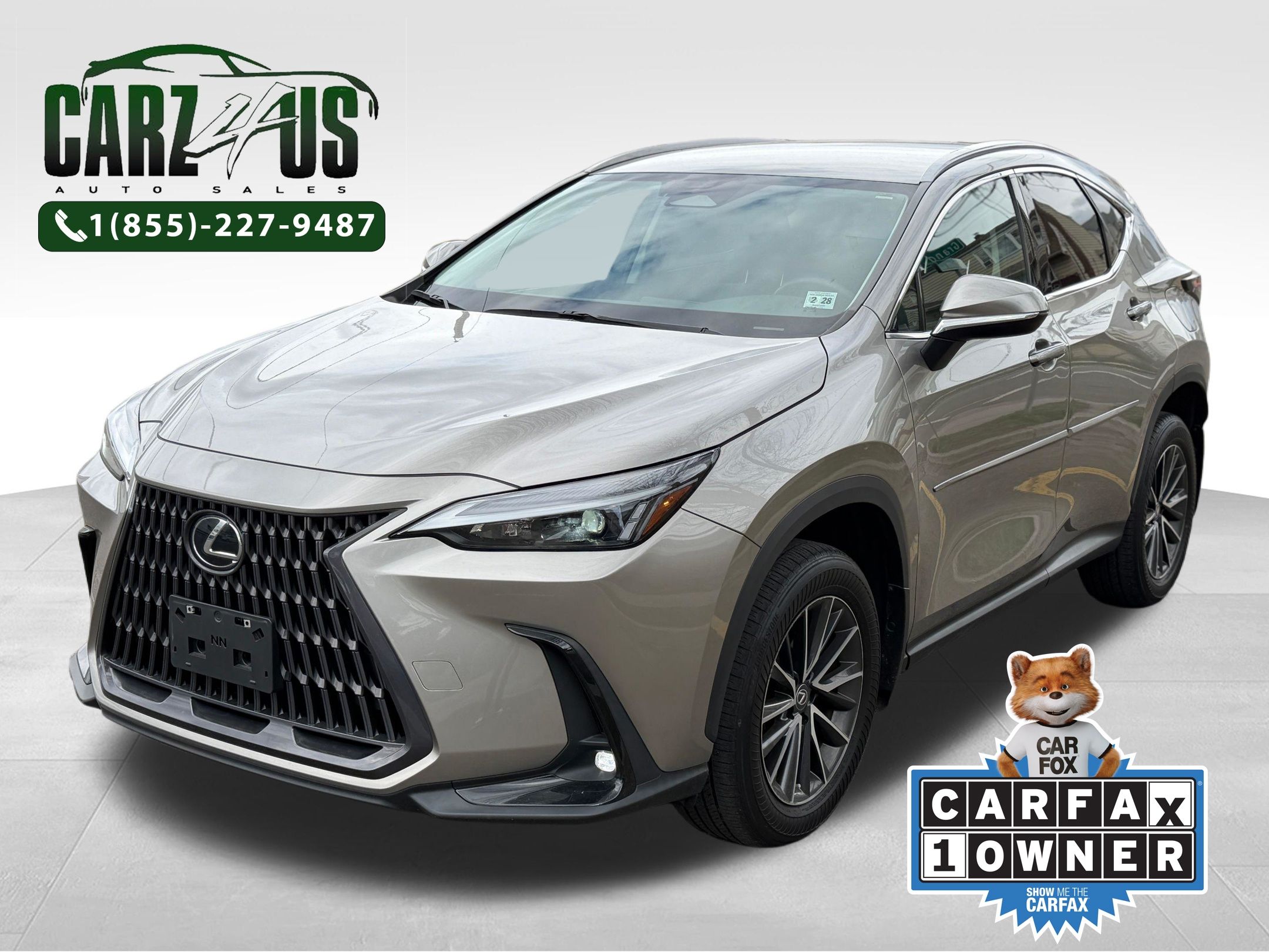 Silver 2023 Lexus NX 350 AWD SUV / Crossover All-Wheel Drive 8-Speed Automatic