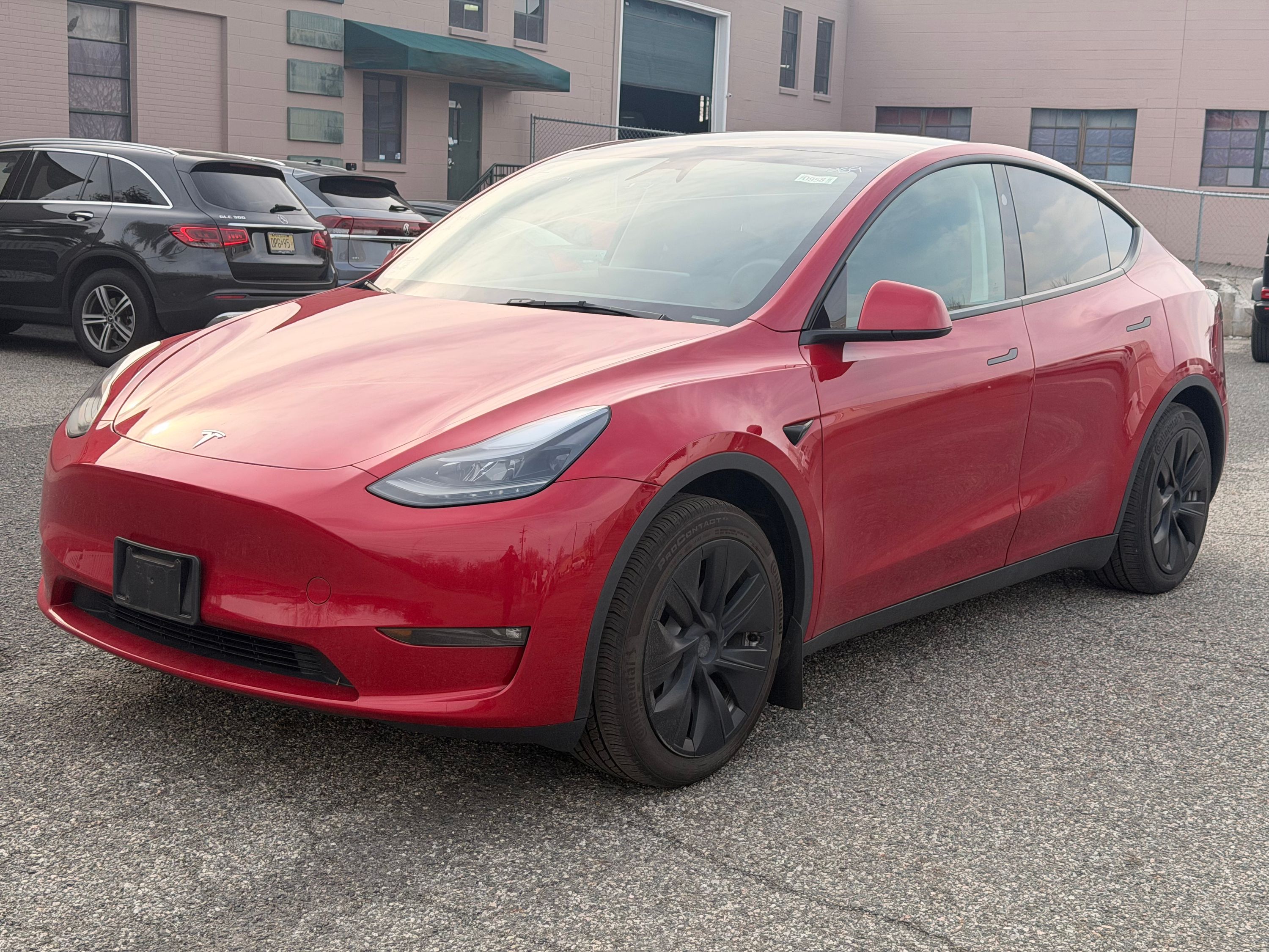 Red Multi-Coat 2023 Tesla Model Y Long Range AWD SUV / Crossover All-Wheel Drive 1-Speed Automatic