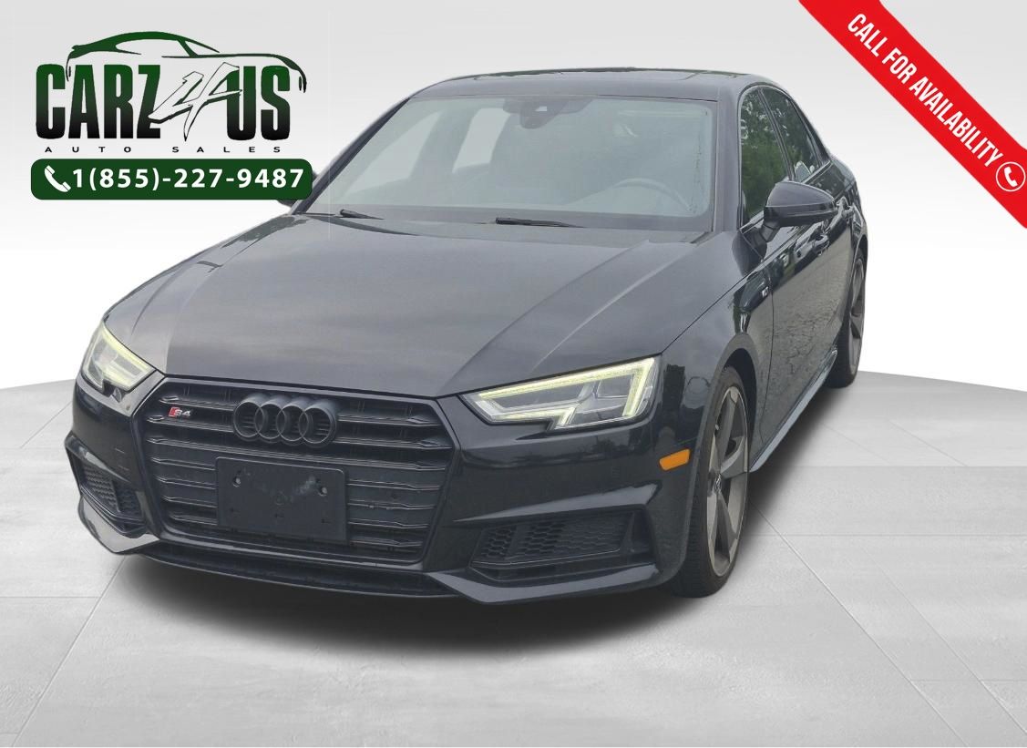 Black Metallic 2018 Audi S4 Sedan All-Wheel Drive 8-Speed Automatic