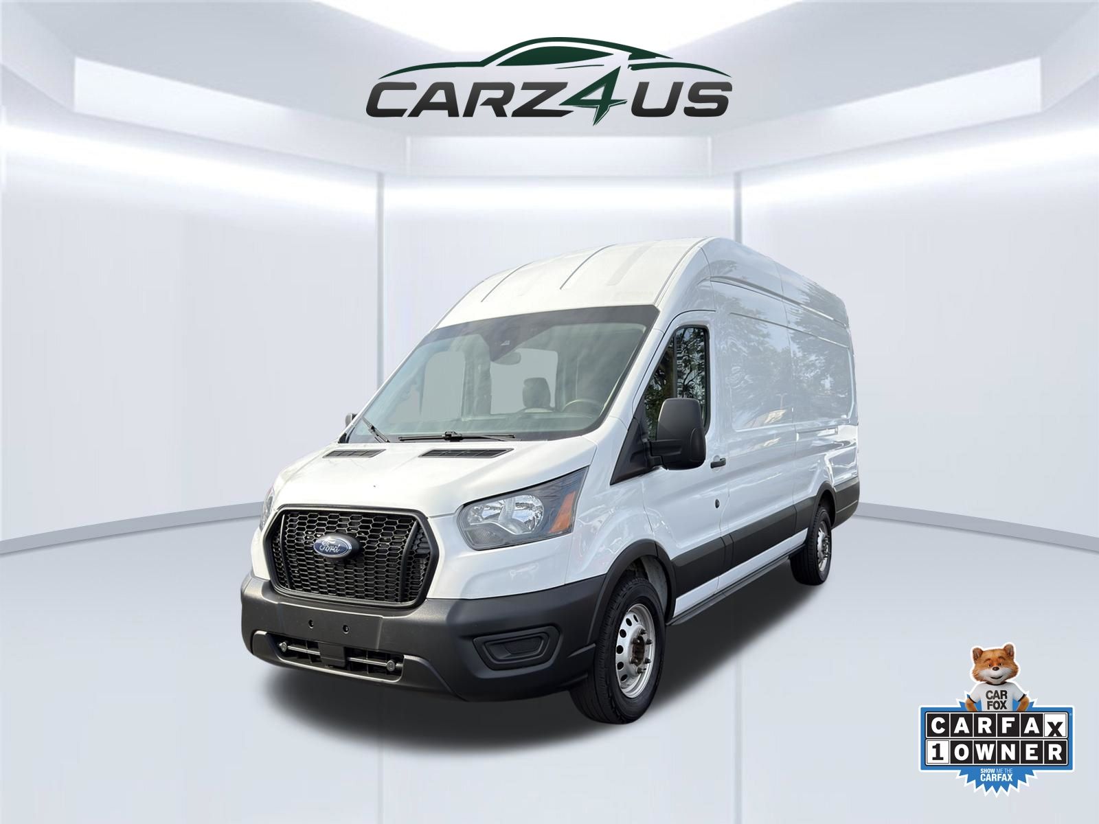 Oxford White 2023 Ford Transit Cargo Van All-Wheel Drive