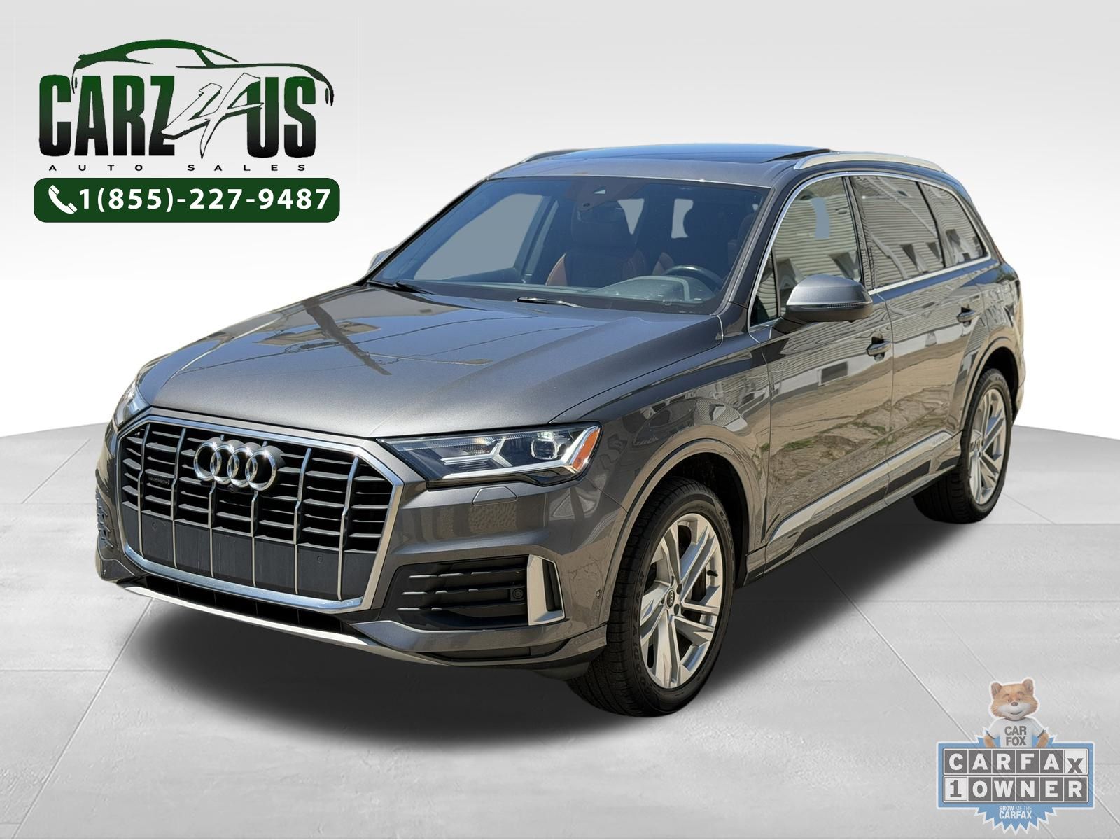Samurai Gray Metallic 2021 Audi Q7 SUV / Crossover All-Wheel Drive 8-Speed Automatic