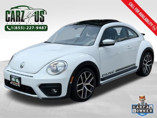 Pure White 2017 Volkswagen Beetle Hatchback Front-Wheel Drive 6-Speed Automatic