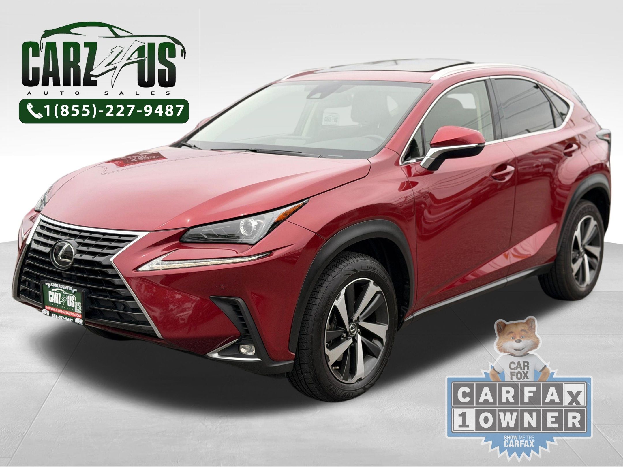 Matador Red Mica 2020 Lexus NX 300 AWD SUV / Crossover All-Wheel Drive 6-Speed Automatic