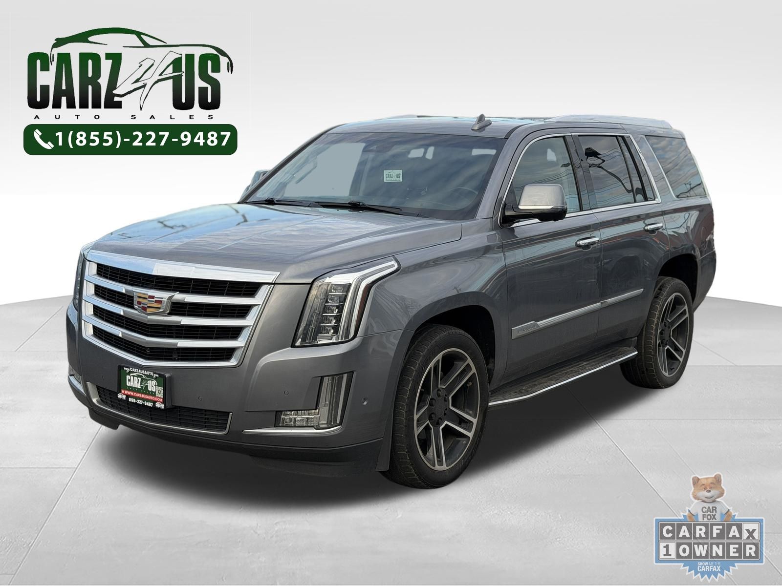 Gray (Satin Steel Metallic) 2019 Cadillac Escalade SUV / Crossover Four-Wheel Drive