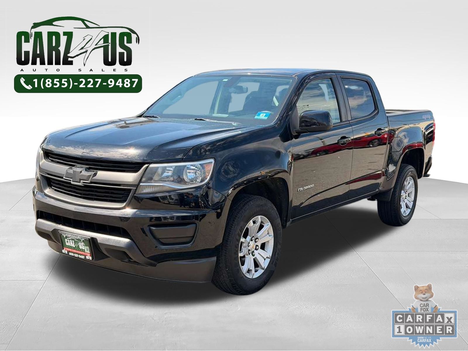 Black 2020 Chevrolet Colorado Pickup Truck Four-Wheel Drive 8-Speed Automatic