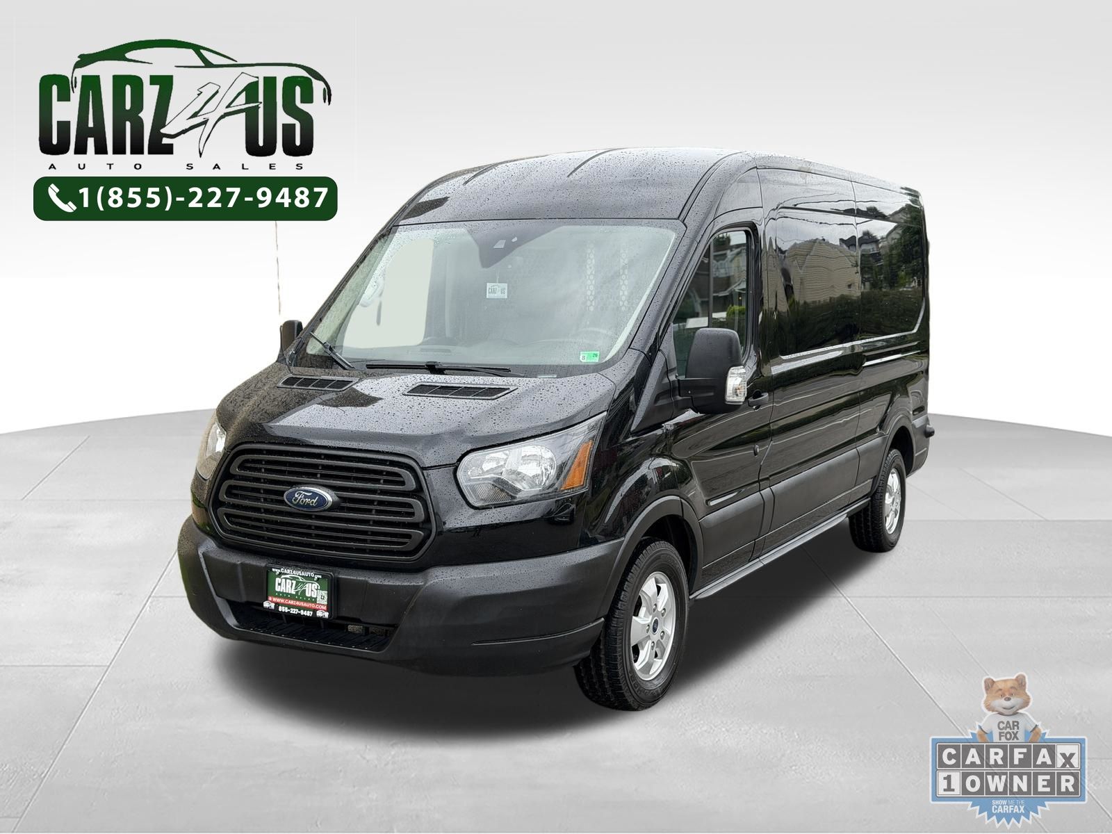 Shadow Black 2018 Ford Transit Cargo Van Rear-Wheel Drive 6-Speed Automatic Overdrive