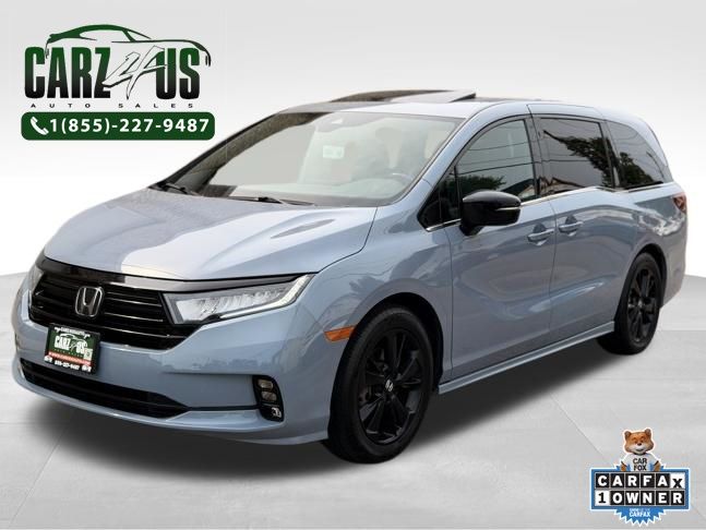 Gray 2023 Honda Odyssey Minivan Front-Wheel Drive Automatic