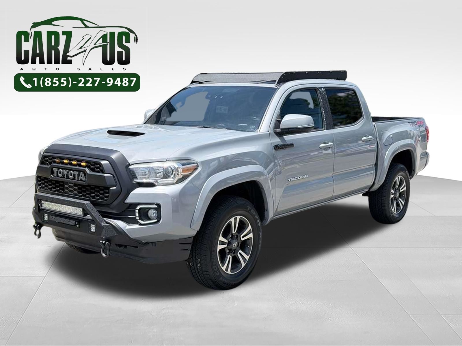 Gray 2018 Toyota Tacoma Pickup Truck Four-Wheel Drive 6-Speed Automatic