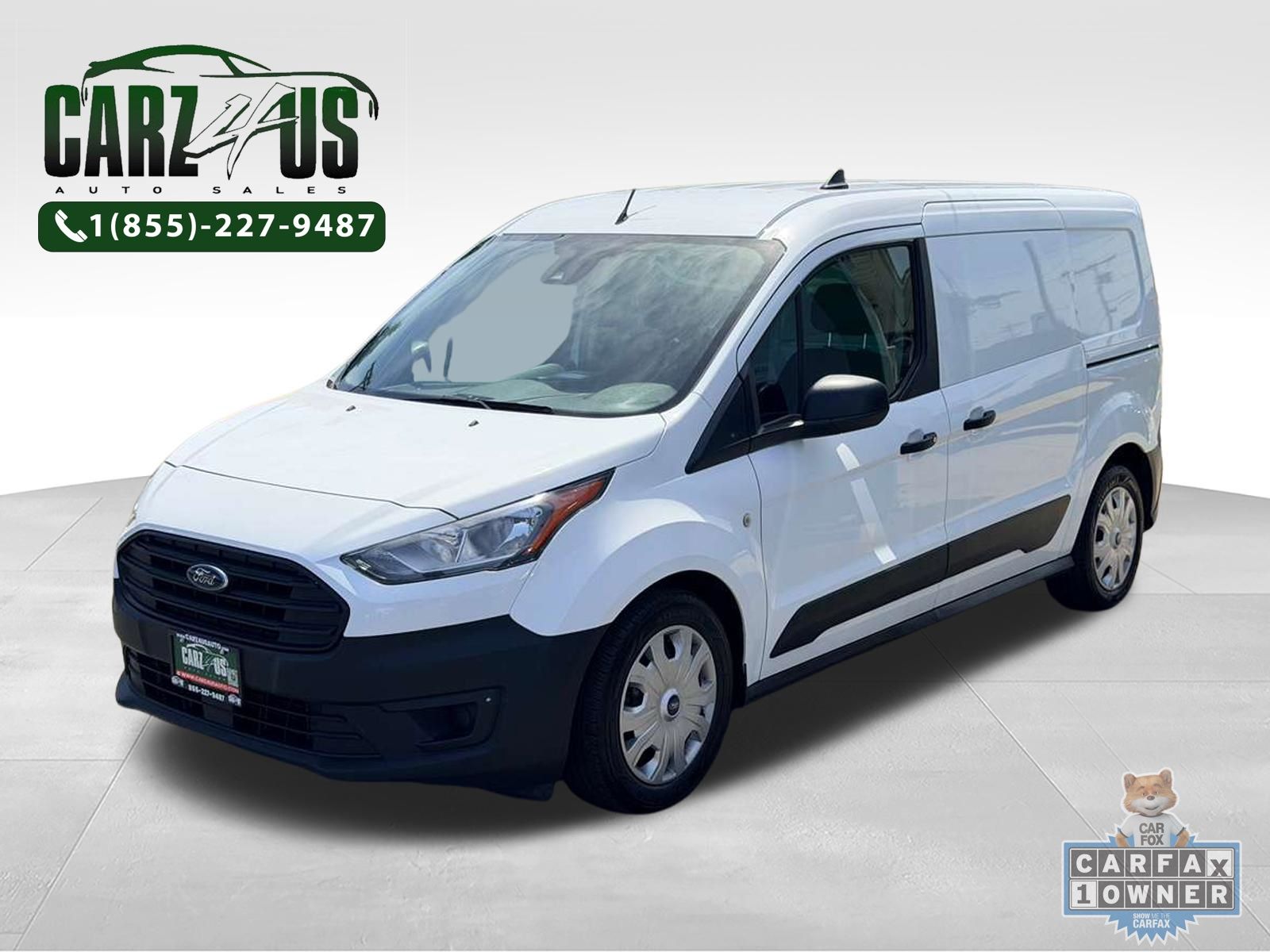 Frozen White 2021 Ford Transit Connect Van Front-Wheel Drive 8-Speed Automatic