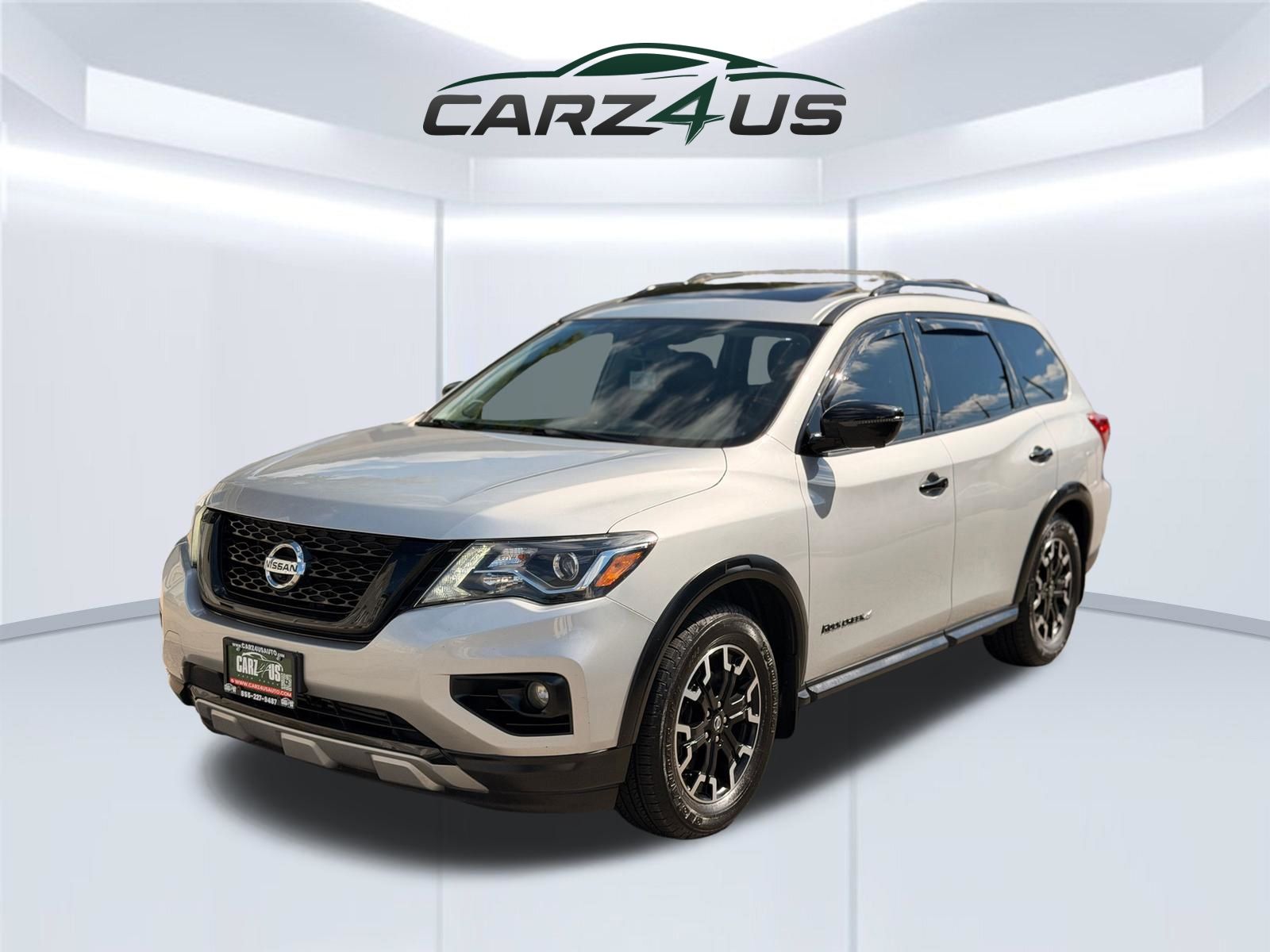 Brilliant Silver Metallic 2019 Nissan Pathfinder SUV / Crossover Four-Wheel Drive Continuously Variable Transmission