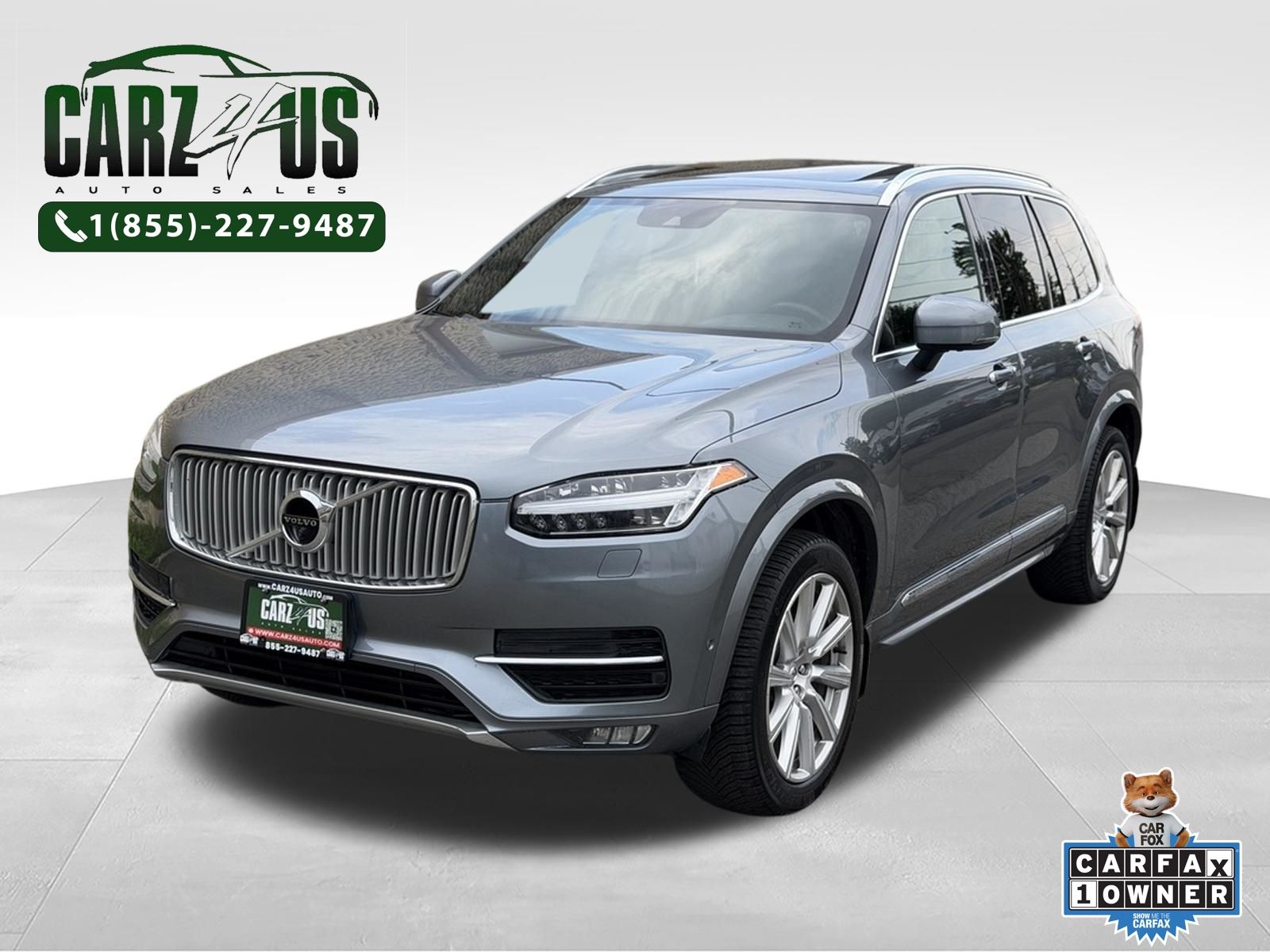 Gray Metallic 2017 Volvo XC90 SUV / Crossover All-Wheel Drive Automatic