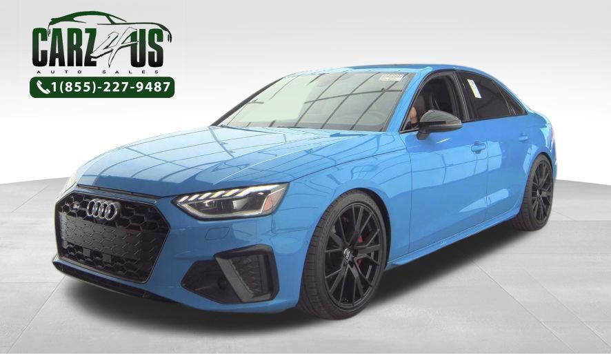 Blue 2020 Audi S4 3.0T quattro Prestige Sedan AWD Sedan All-Wheel Drive 8-Speed Automatic