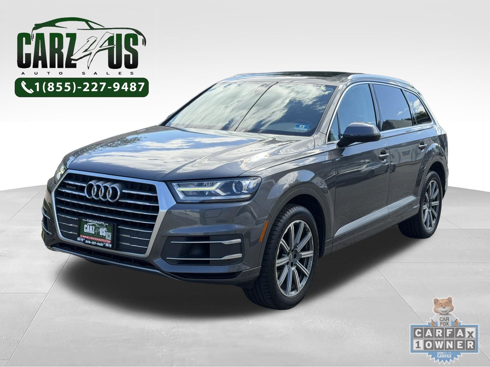 Gray 2018 Audi Q7 SUV / Crossover  8-Speed Automatic
