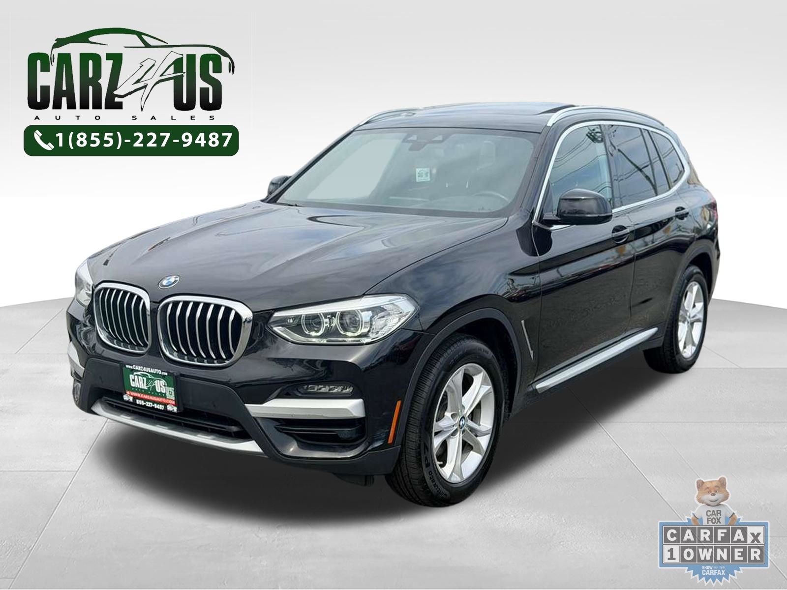 Black Sapphire Metallic 2020 BMW X3 SUV / Crossover All-Wheel Drive 8-Speed Automatic