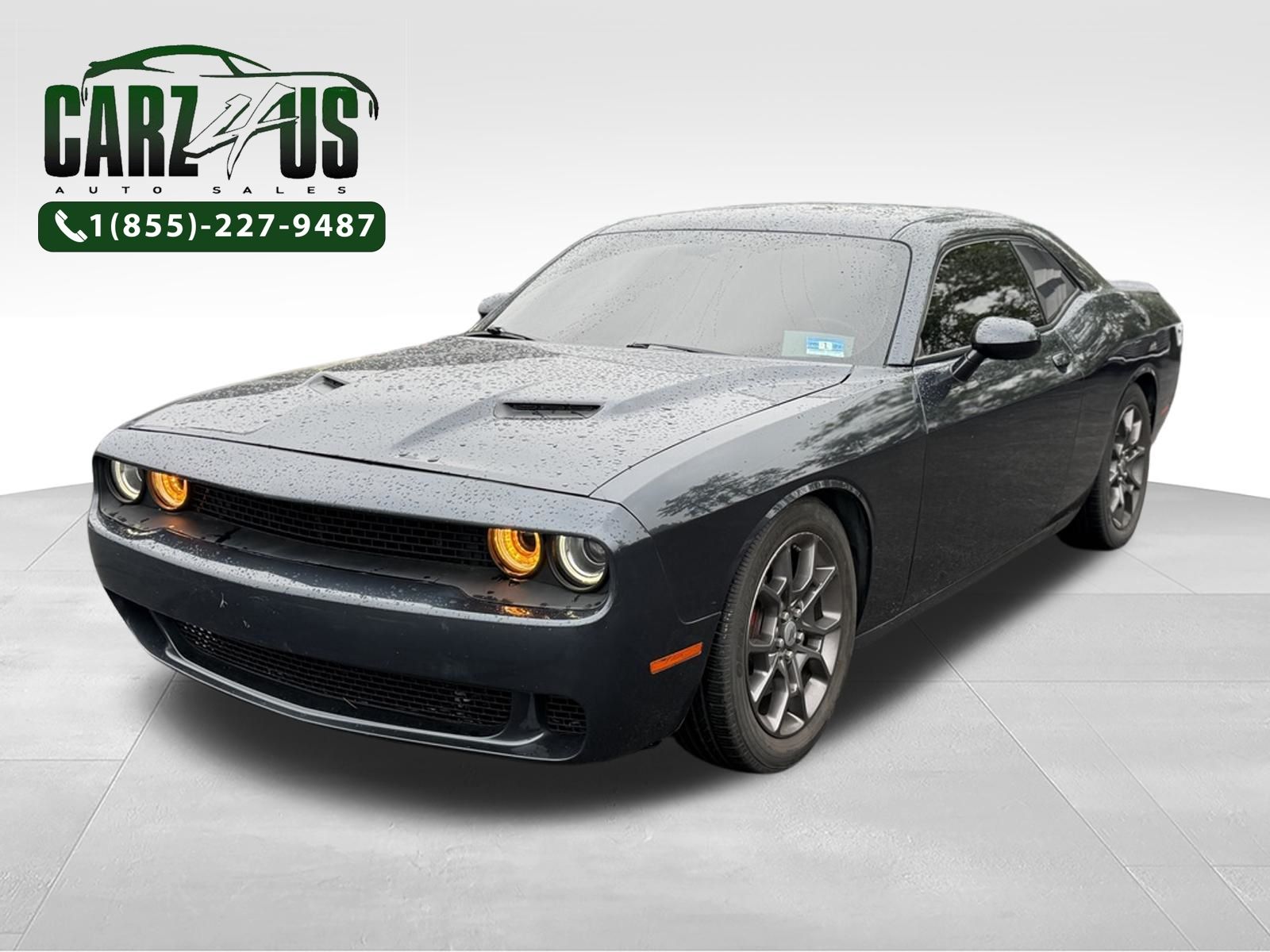 Gray (Maximum Steel Metallic Clearcoat) 2018 Dodge Challenger Coupe All-Wheel Drive 8-Speed Automatic