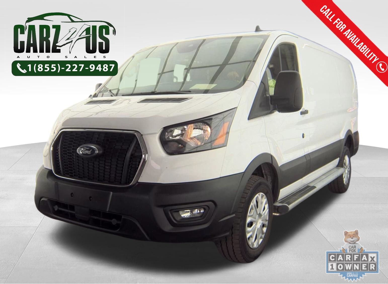 Oxford White 2025 Ford Transit Cargo Van Rear-Wheel Drive