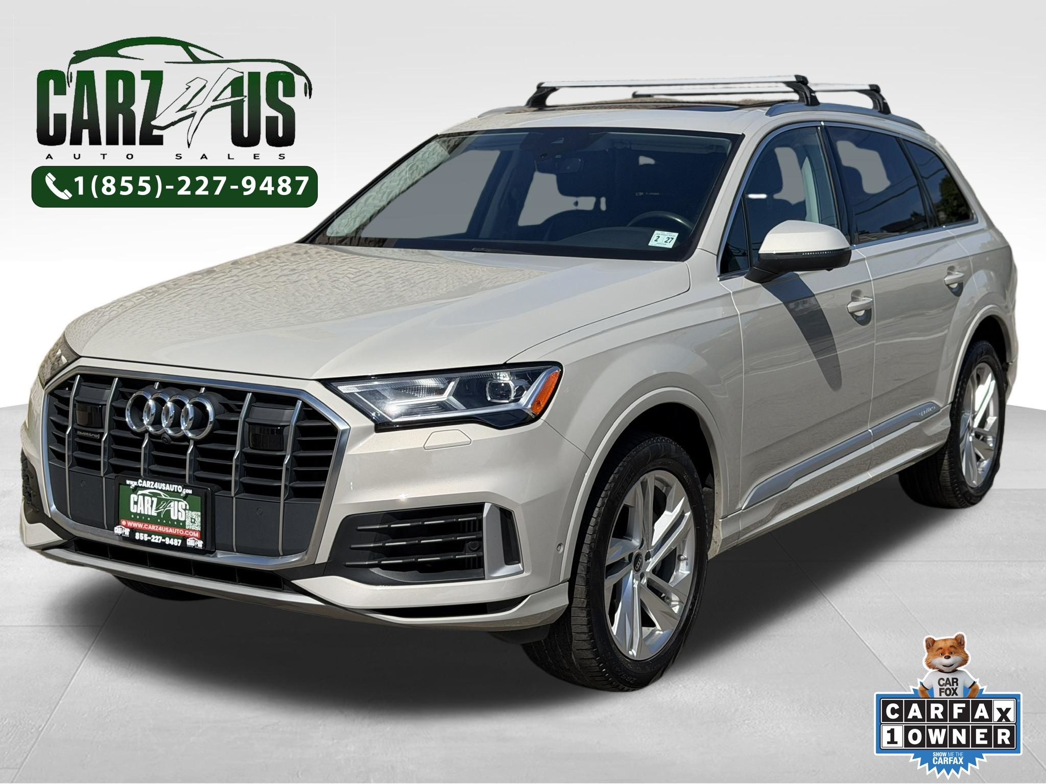 Brown (Vicuna Beige Metallic) 2022 Audi Q7 SUV / Crossover All-Wheel Drive 8-Speed Automatic