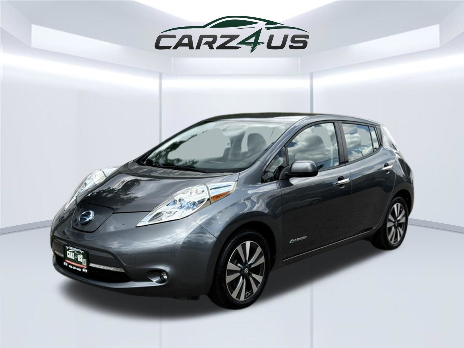 Gray (Gun Metallic) 2017 Nissan LEAF Hatchback Front-Wheel Drive Automatic