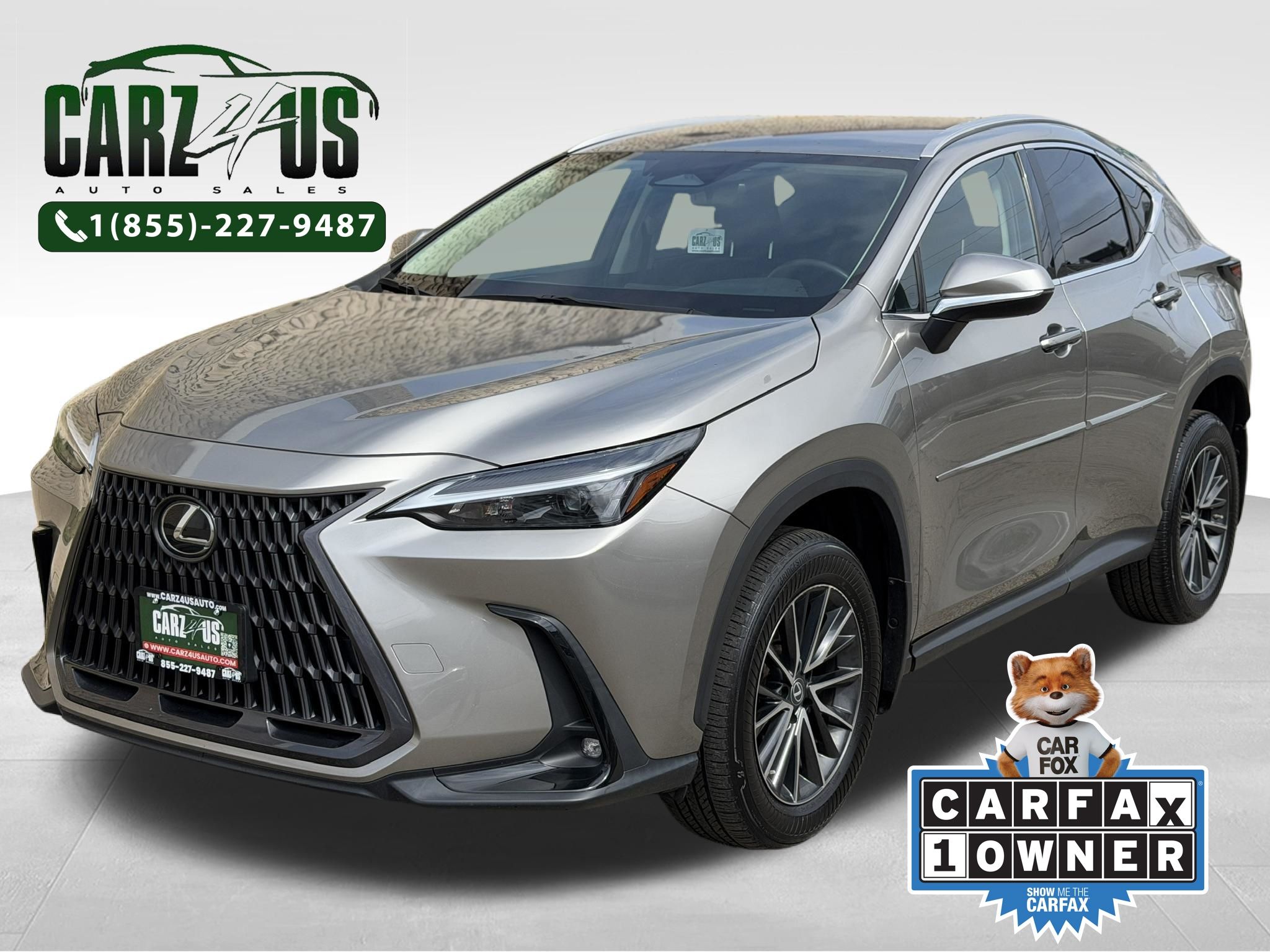 Silver 2023 Lexus NX 350 AWD SUV / Crossover All-Wheel Drive 8-Speed Automatic
