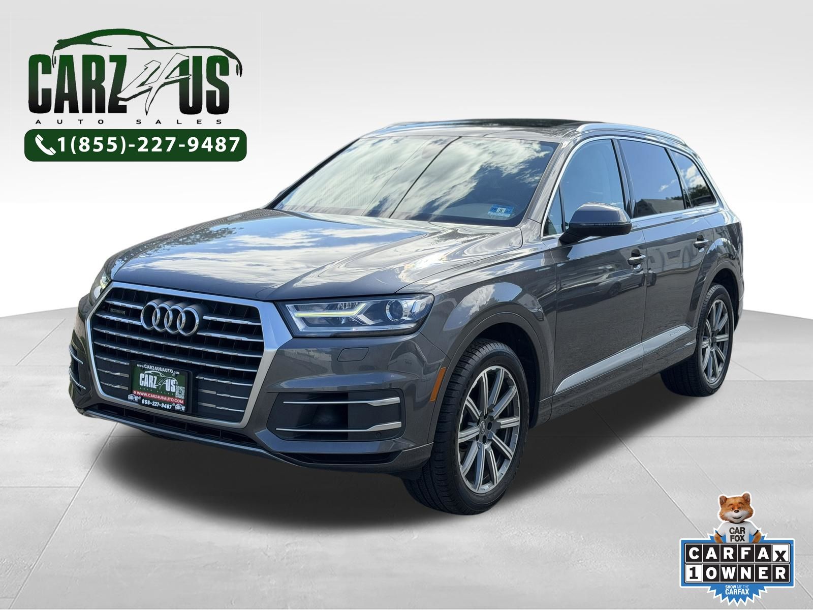 Gray 2018 Audi Q7 SUV / Crossover 8-Speed Automatic