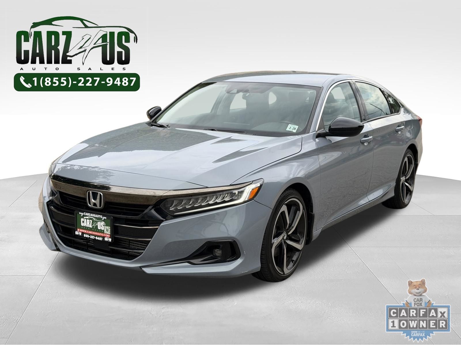 Gray 2022 Honda Accord Sedan Front-Wheel Drive Continuously Variable Transmission