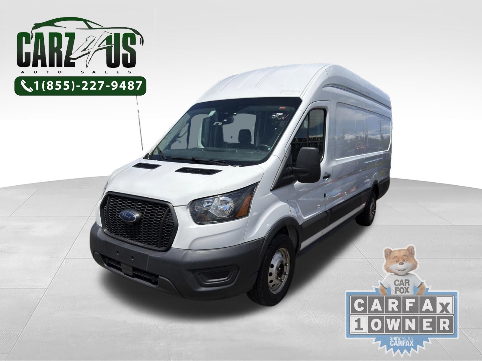 Oxford White 2023 Ford Transit Cargo Van All-Wheel Drive