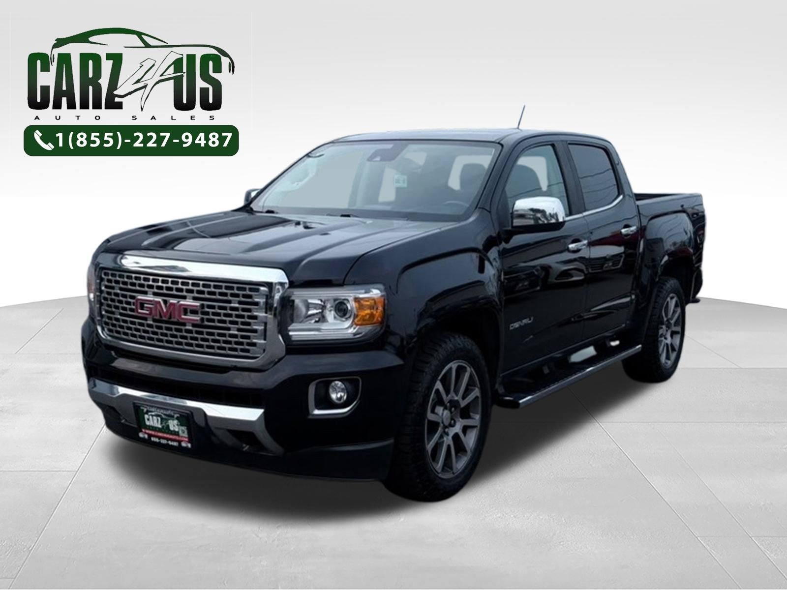 Onyx Black 2019 GMC Canyon Pickup Truck Four-Wheel Drive 8-Speed Automatic