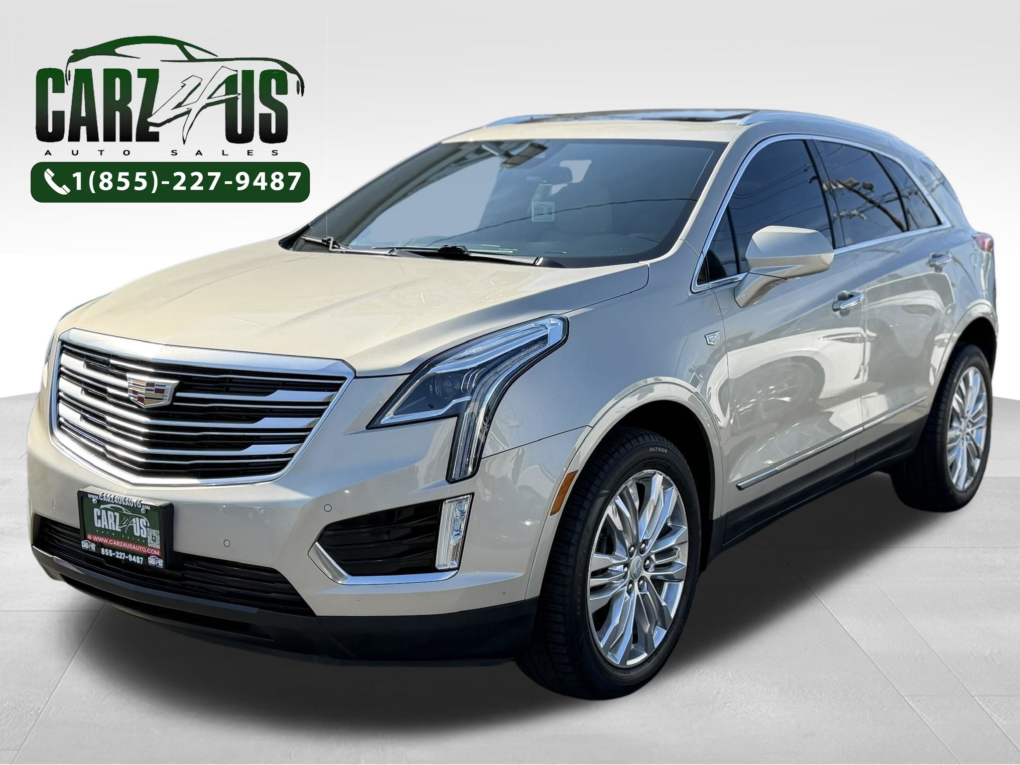 Silver Coast Metallic 2017 Cadillac XT5 Premium Luxury FWD SUV / Crossover Front-Wheel Drive 8-Speed Automatic