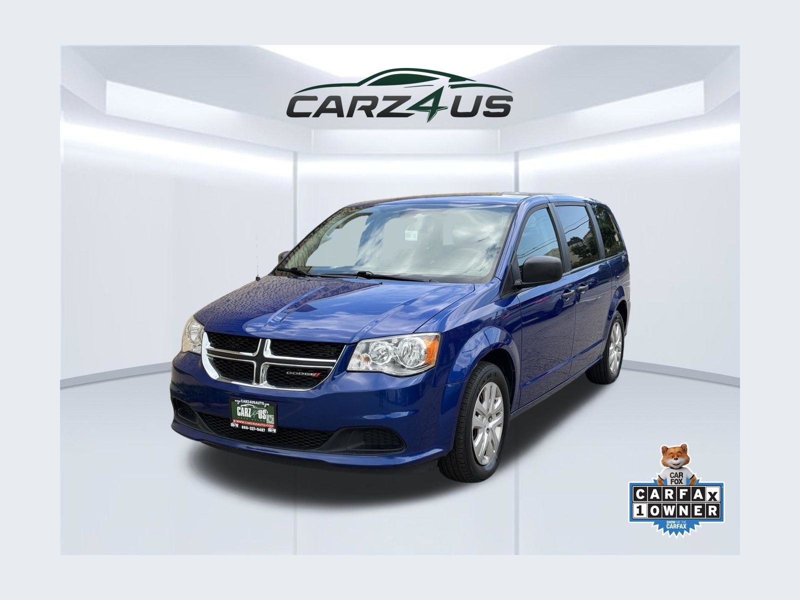 Indigo Blue Clearcoat 2019 Dodge Grand Caravan Minivan Front-Wheel Drive 6-Speed Automatic