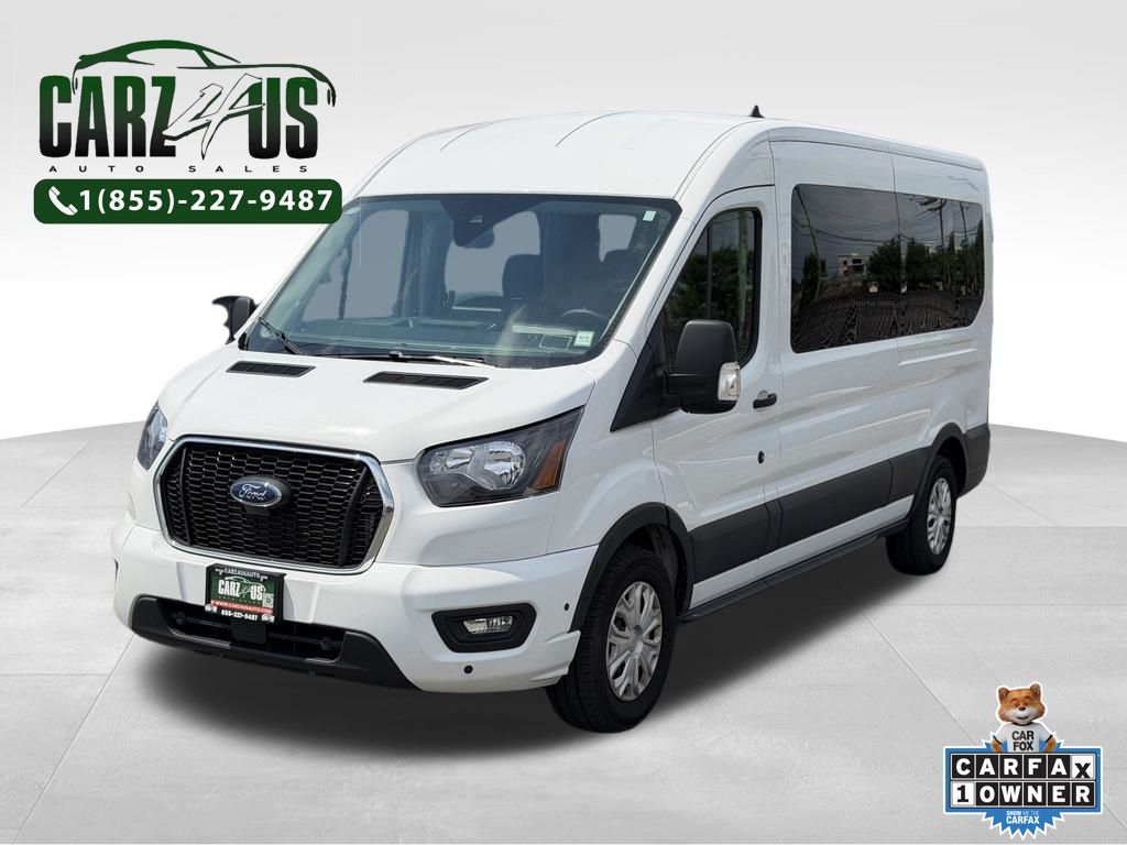 Oxford White 2025 Ford Transit Passenger Van Rear-Wheel Drive 