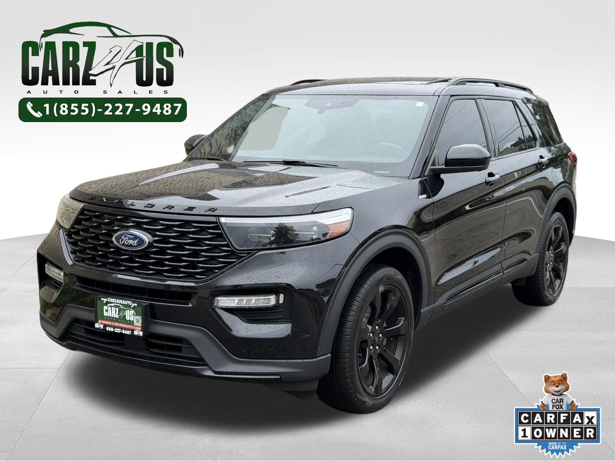 Black Metallic 2023 Ford Explorer SUV / Crossover All-Wheel Drive Automatic