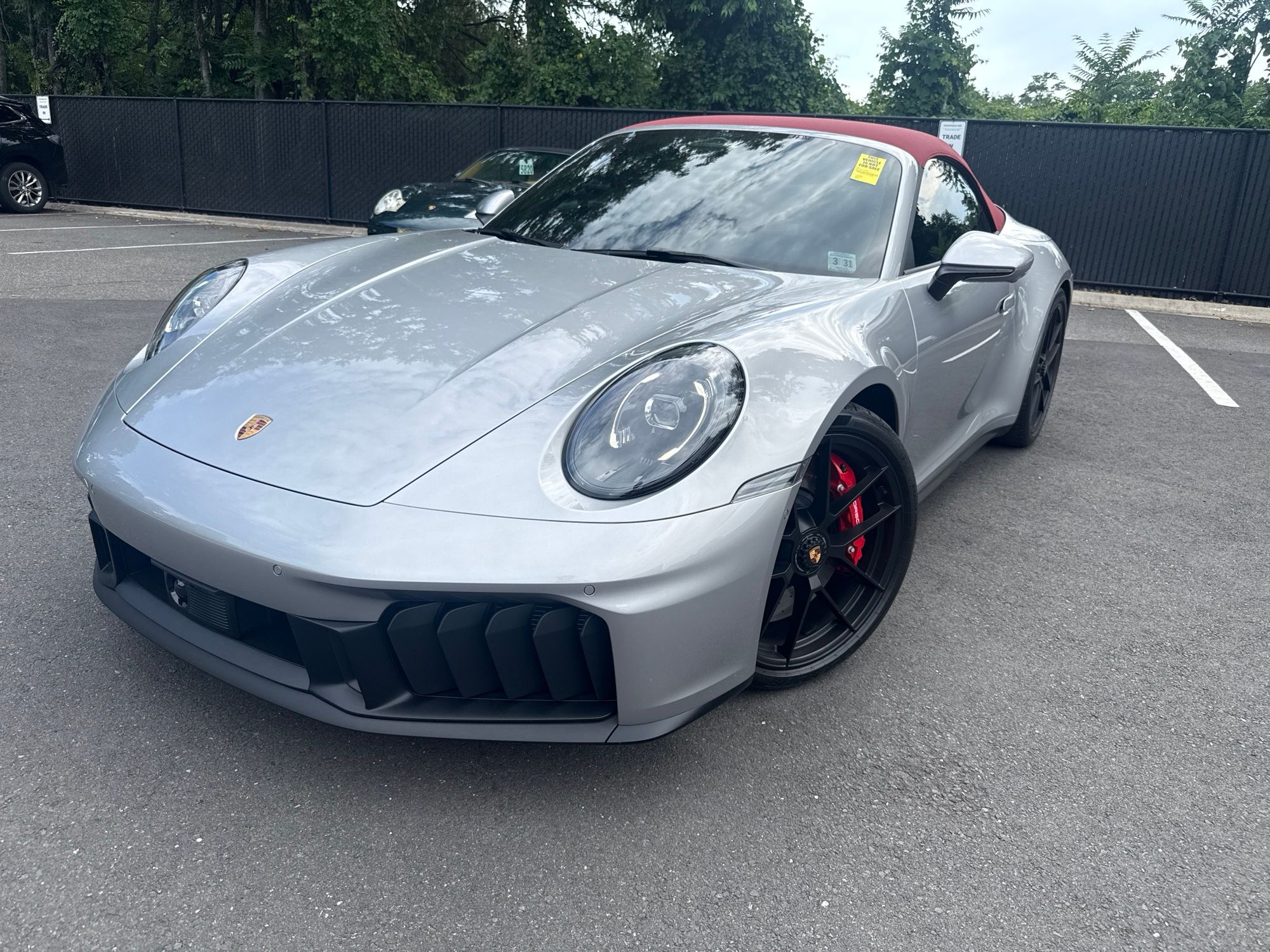 Silver 2026 Porsche 911 Convertible Rear-Wheel Drive 8-Speed Automatic