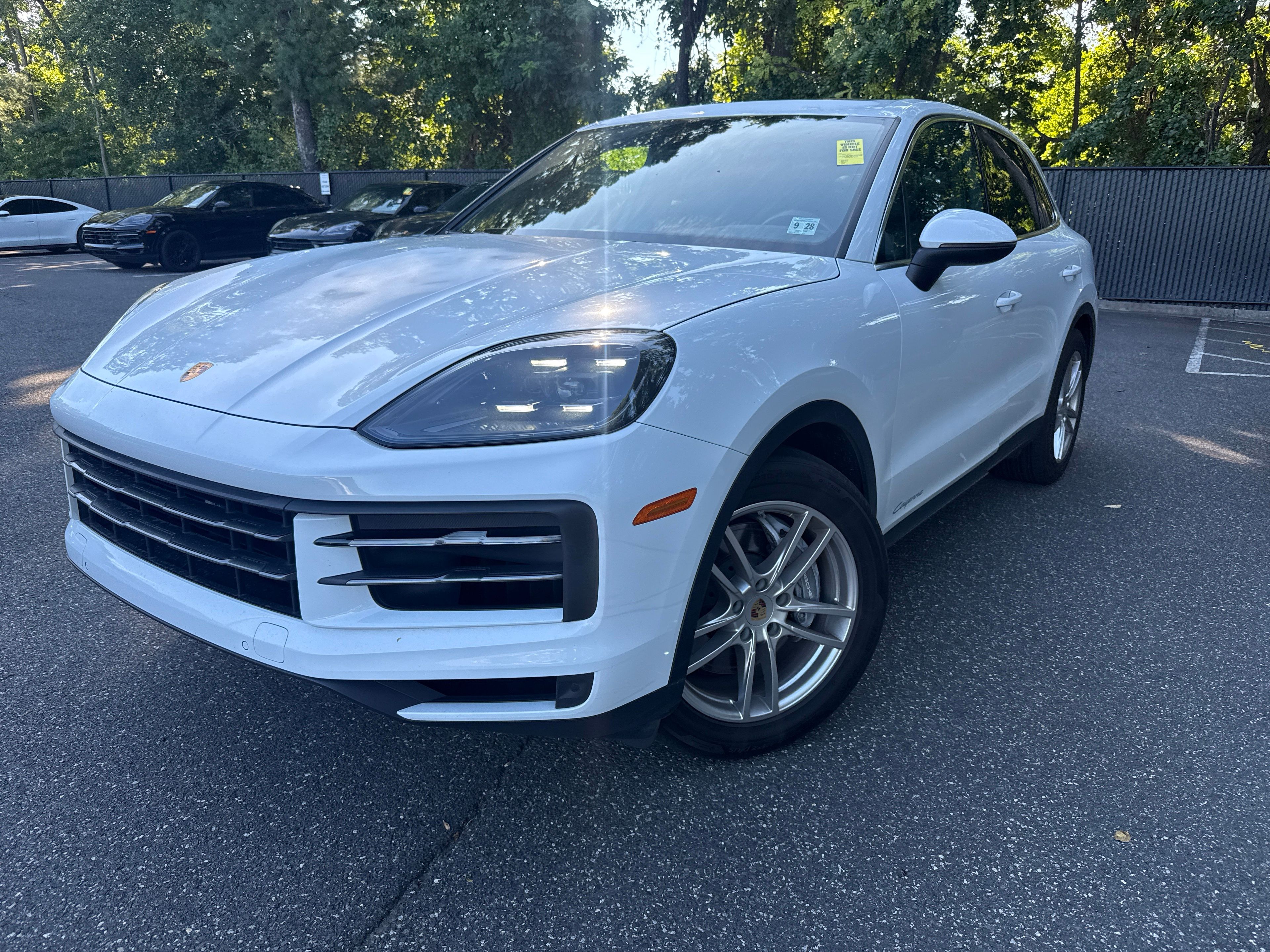 White 2024 Porsche Cayenne SUV / Crossover All-Wheel Drive 8-Speed Automatic