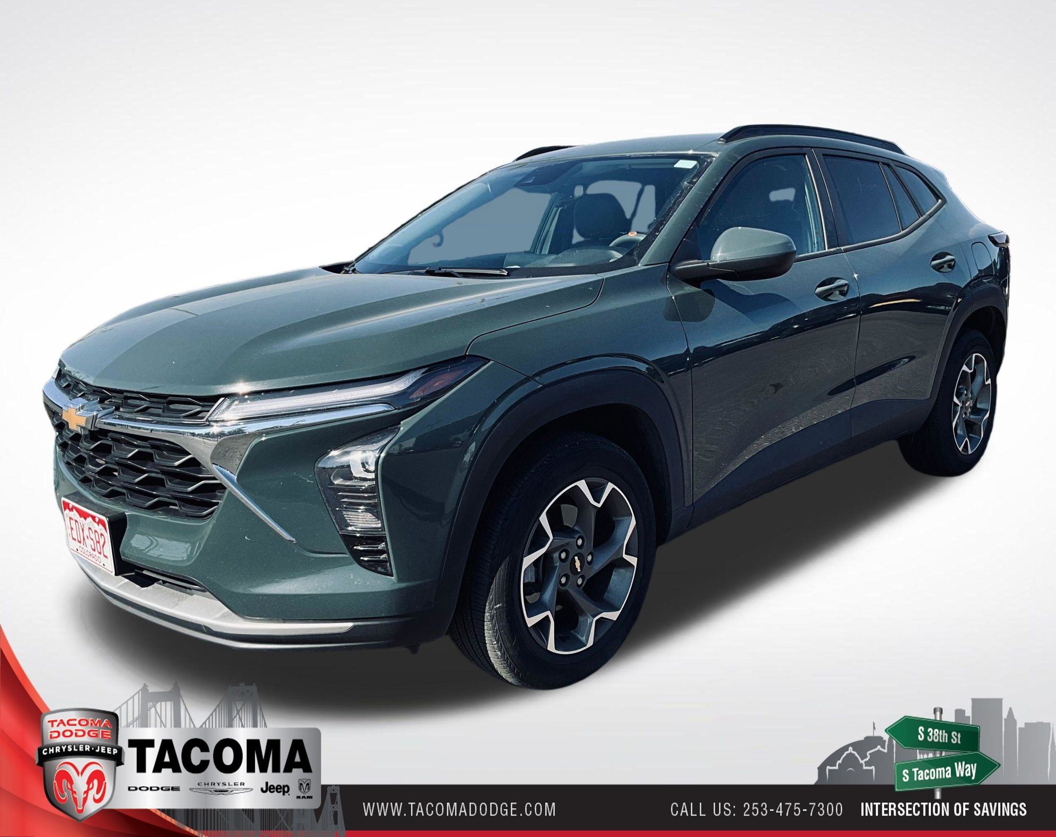 Cypress Gray 2025 Chevrolet Trax SUV / Crossover Front-Wheel Drive 6-Speed Automatic
