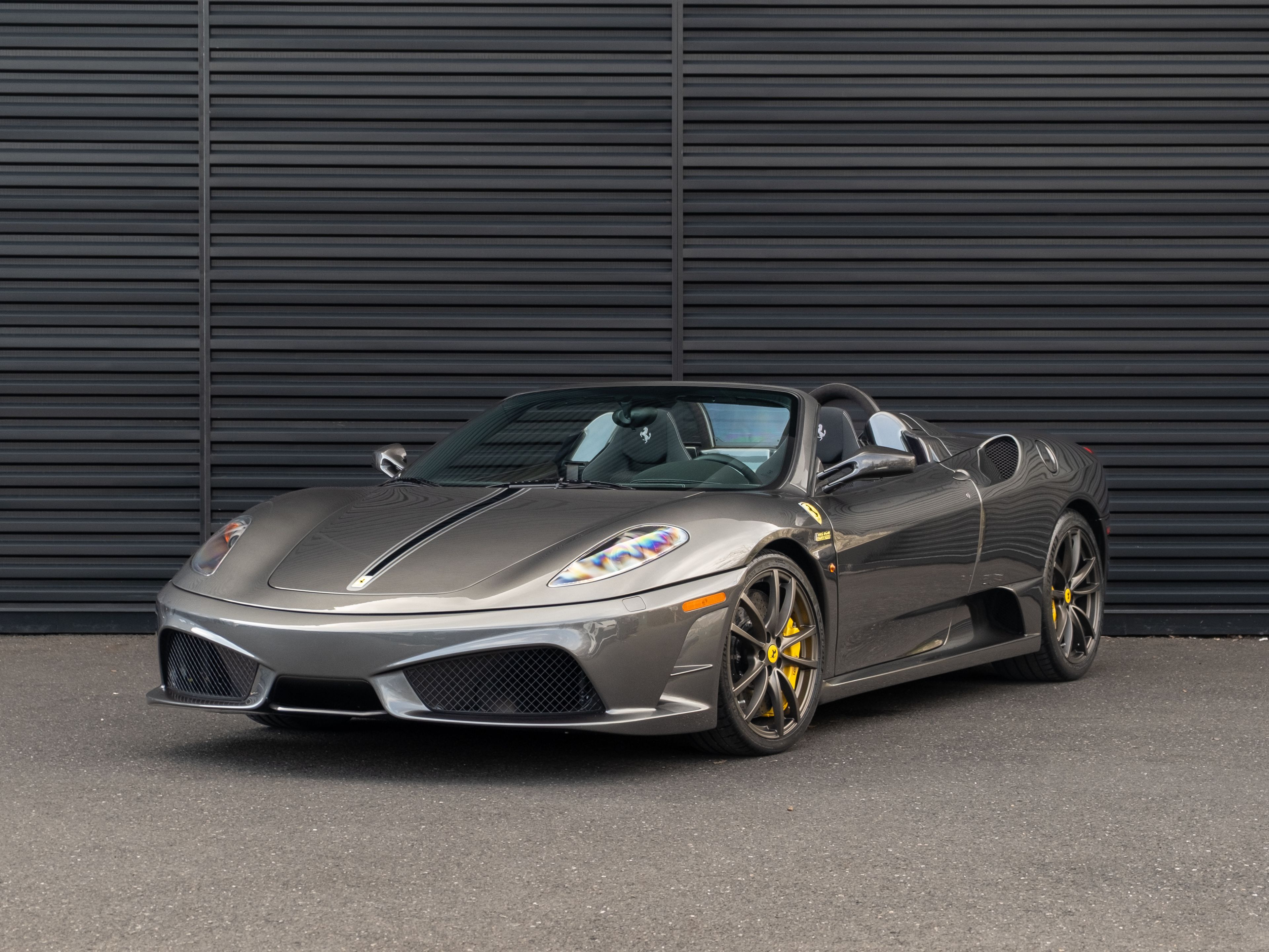 Gray Silverstone 2009 Ferrari 430 Scuderia Roadster RWD Convertible Rear-Wheel Drive 6-Speed Manual