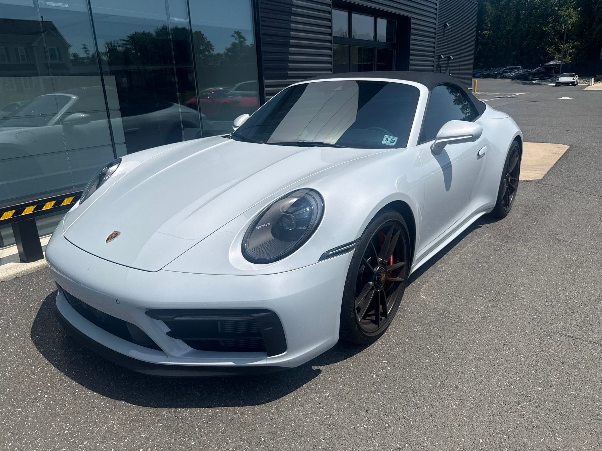 Gray 2024 Porsche 911 Convertible Rear-Wheel Drive