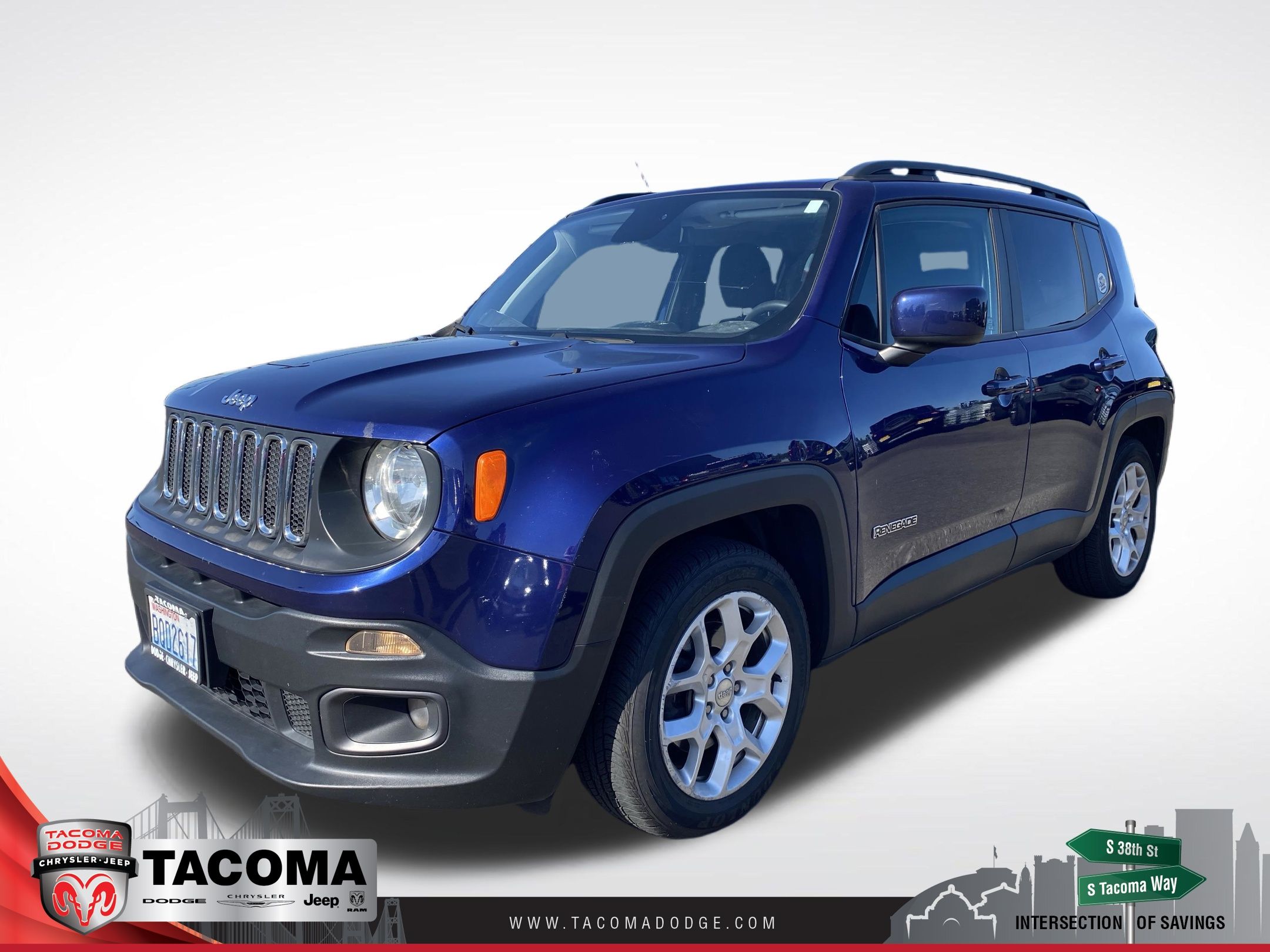 Jetset Blue 2018 Jeep Renegade SUV / Crossover Front-Wheel Drive 9-Speed Automatic