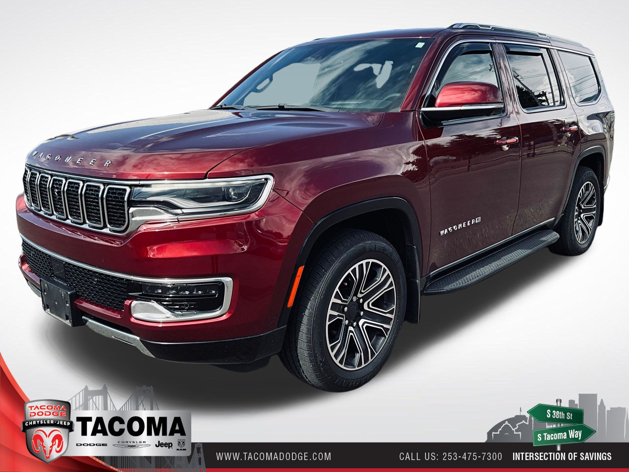 Velvet Red Pearlcoat 2022 Jeep Wagoneer SUV / Crossover Four-Wheel Drive 8-Speed Automatic