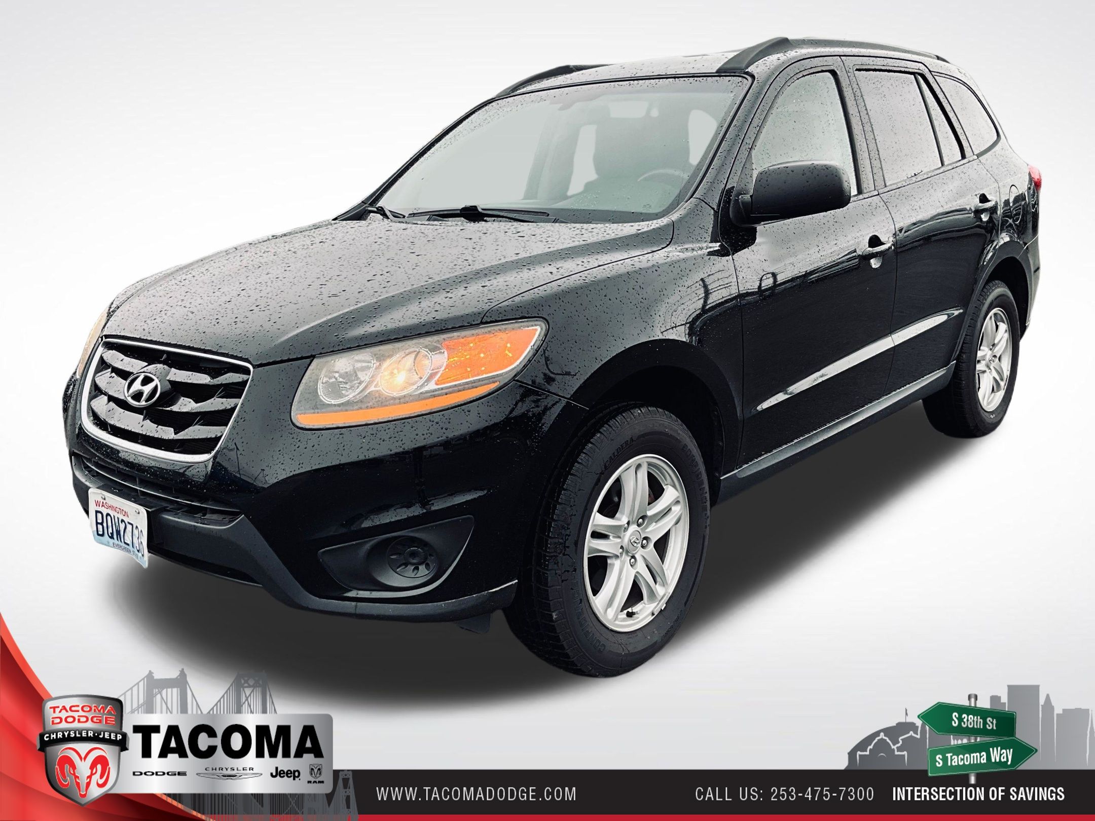 Phantom Black Metallic 2011 Hyundai Santa Fe SUV / Crossover All-Wheel Drive 6-Speed Automatic