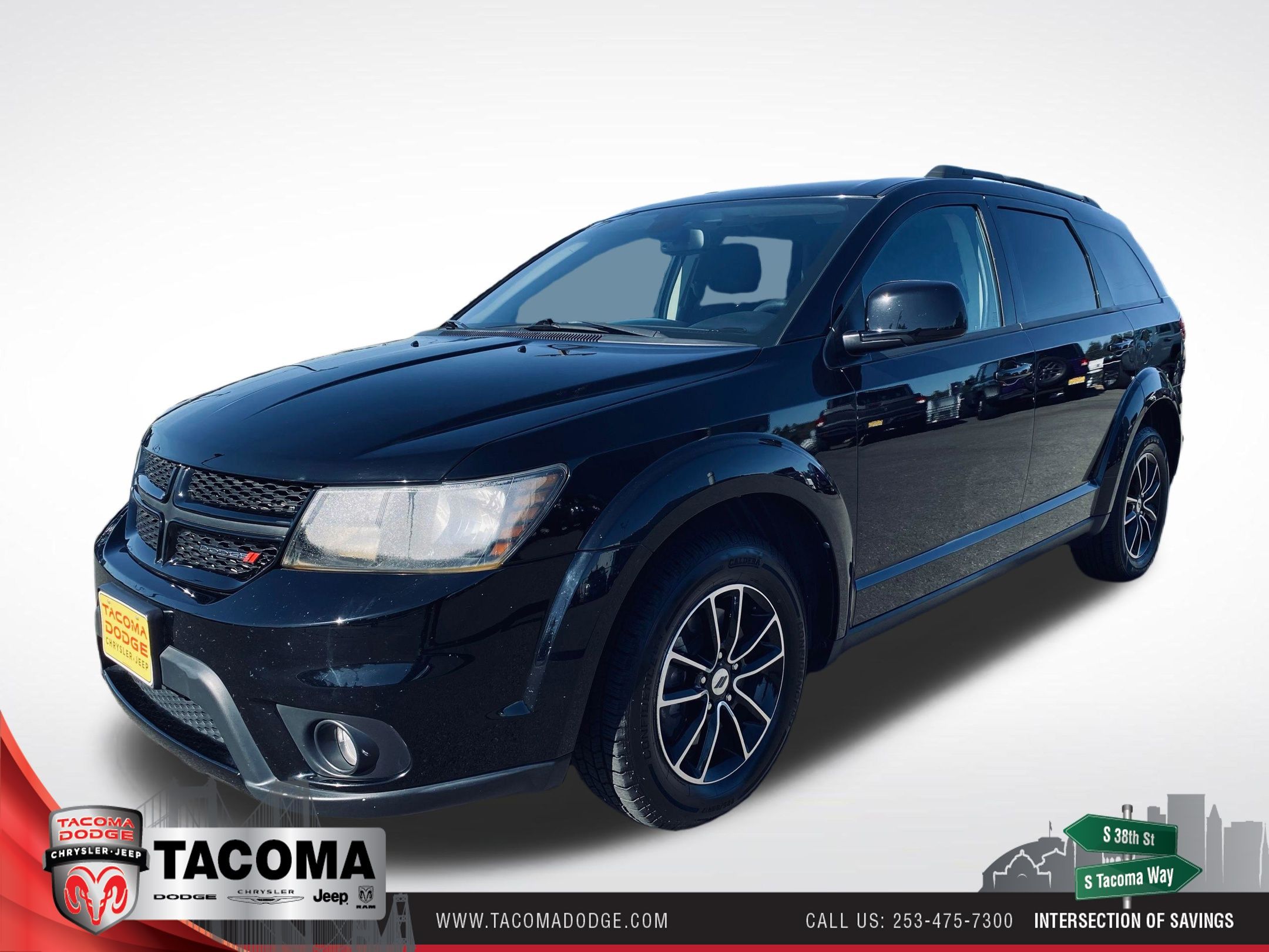 Pitch Black Clearcoat 2019 Dodge Journey SUV / Crossover Front-Wheel Drive 4-Speed Automatic
