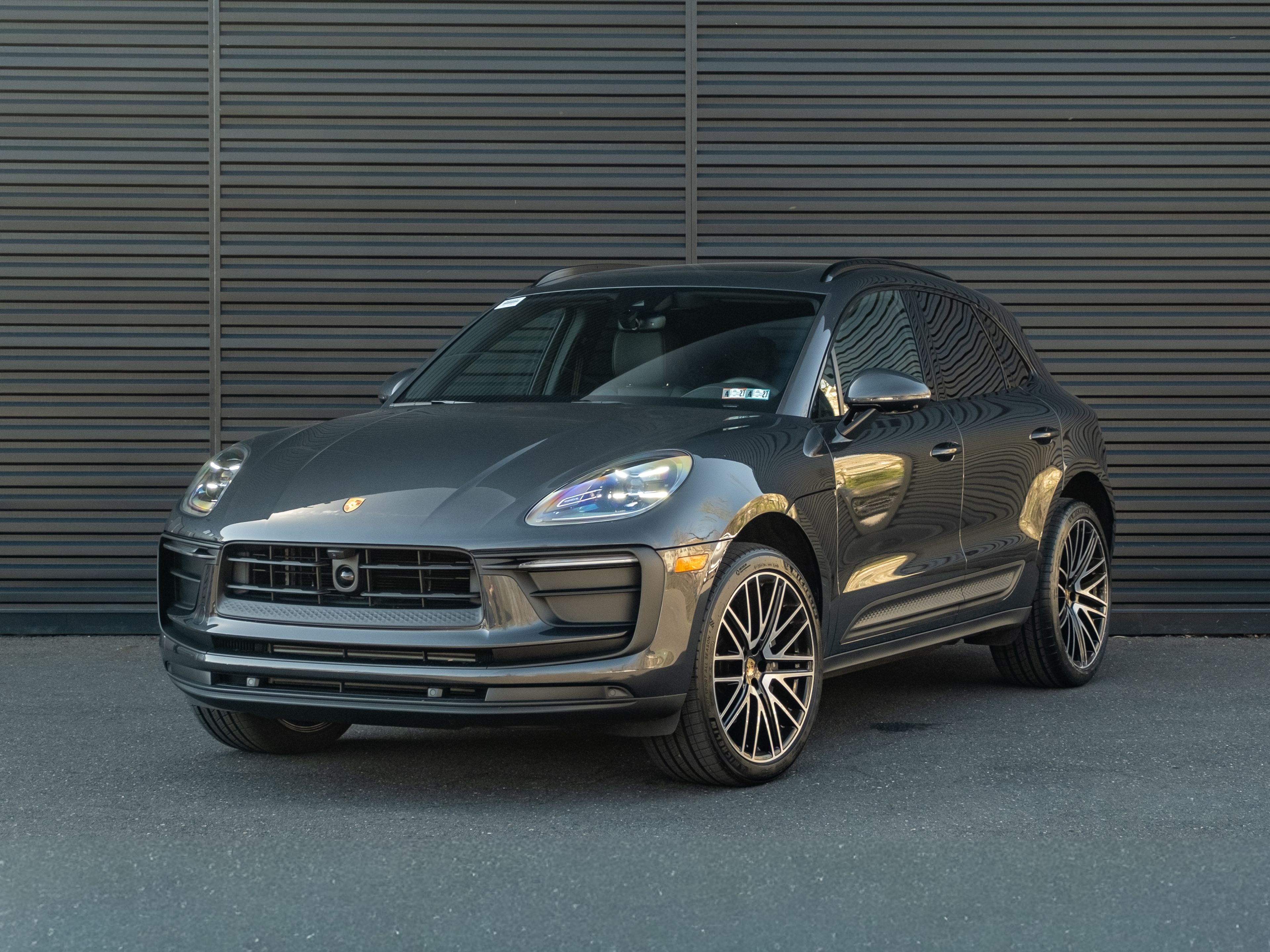 Gray (Volcano Grey Metallic) 2026 Porsche Macan SUV / Crossover 7-Speed Automatic