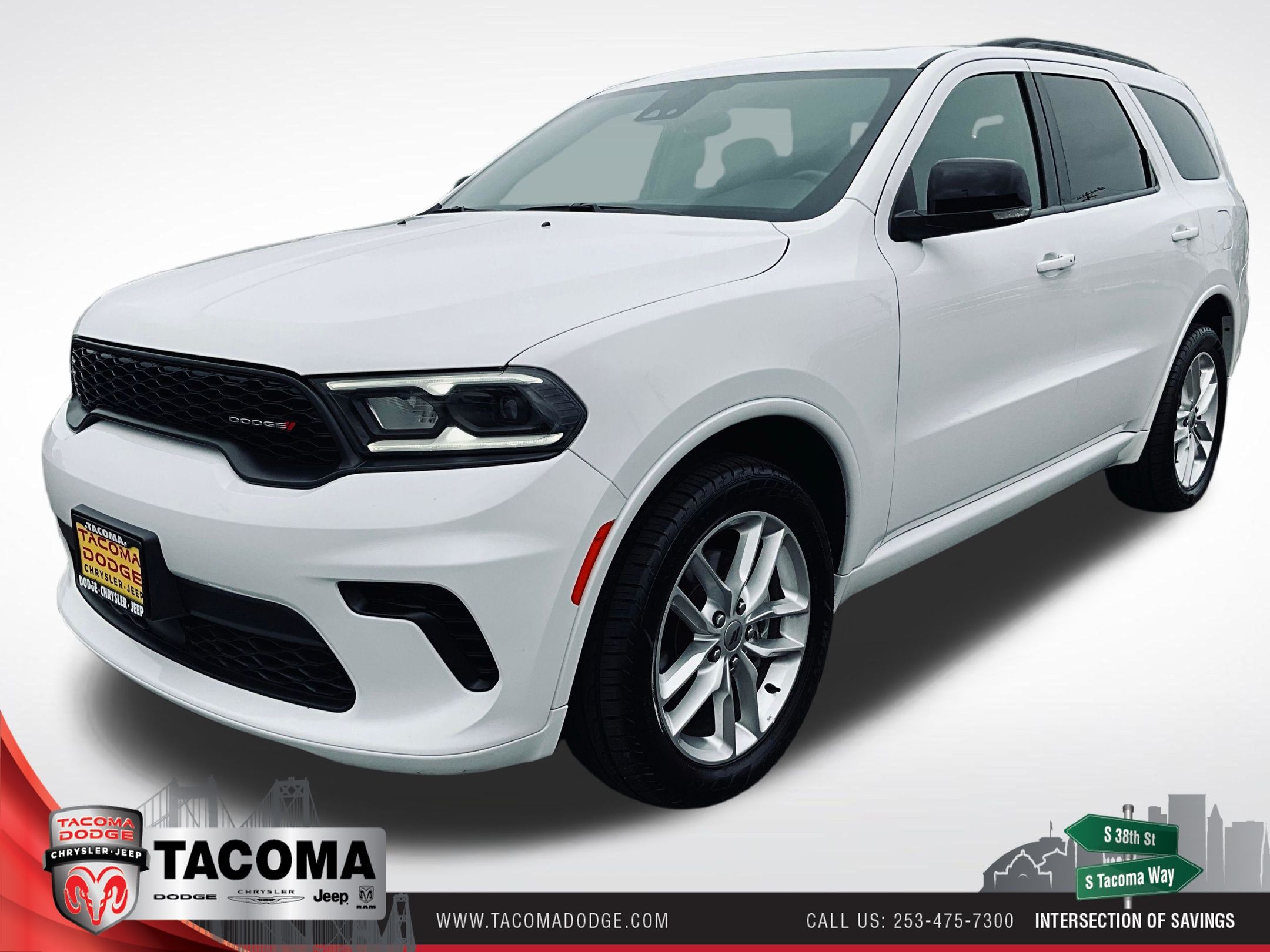 White Knuckle Clearcoat 2024 Dodge Durango SUV / Crossover All-Wheel Drive 8-Speed Automatic