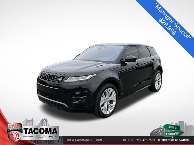 Black 2021 Land Rover Range Rover Evoque SUV / Crossover All-Wheel Drive 9-Speed Automatic