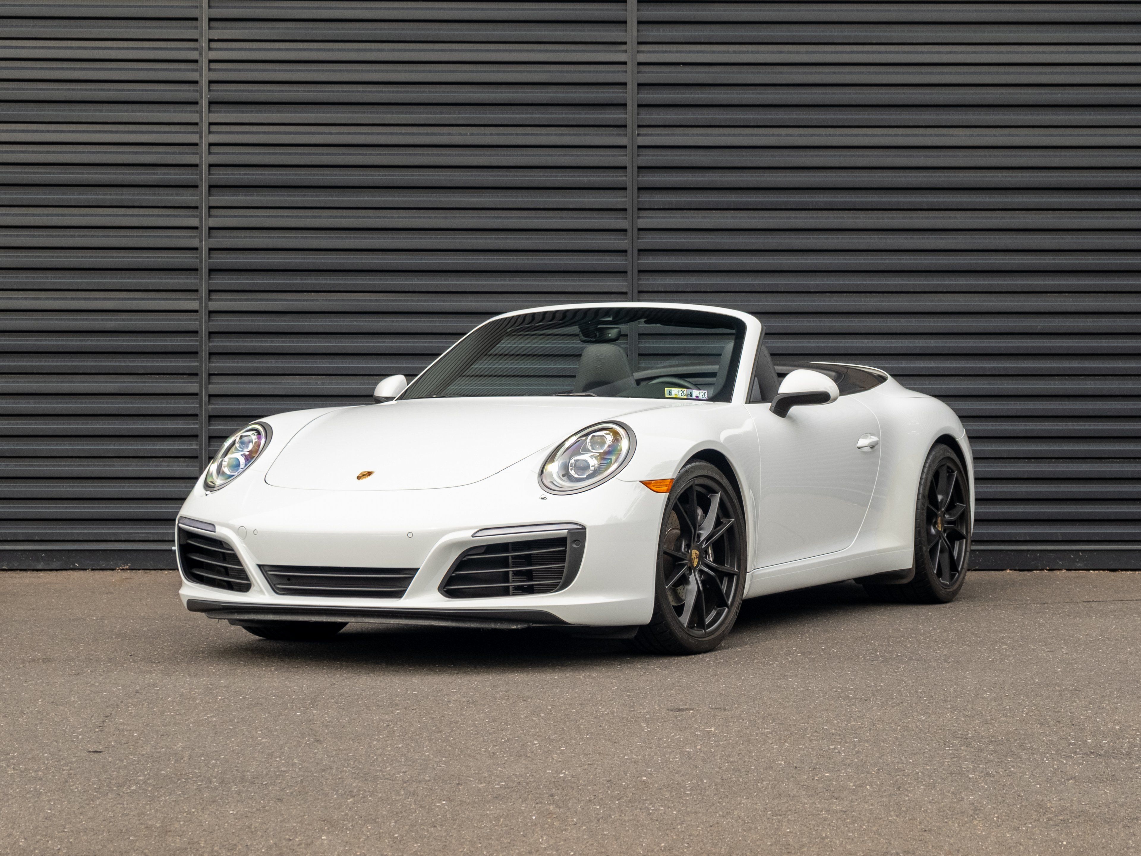 Carrara White 2017 Porsche 911 Carrera Cabriolet RWD Convertible Rear-Wheel Drive 7-Speed Automatic