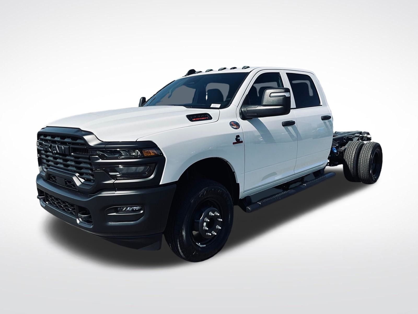 Bright White Clearcoat 2026 RAM 3500 Chassis Pickup Truck Four-Wheel Drive 8-Speed Automatic