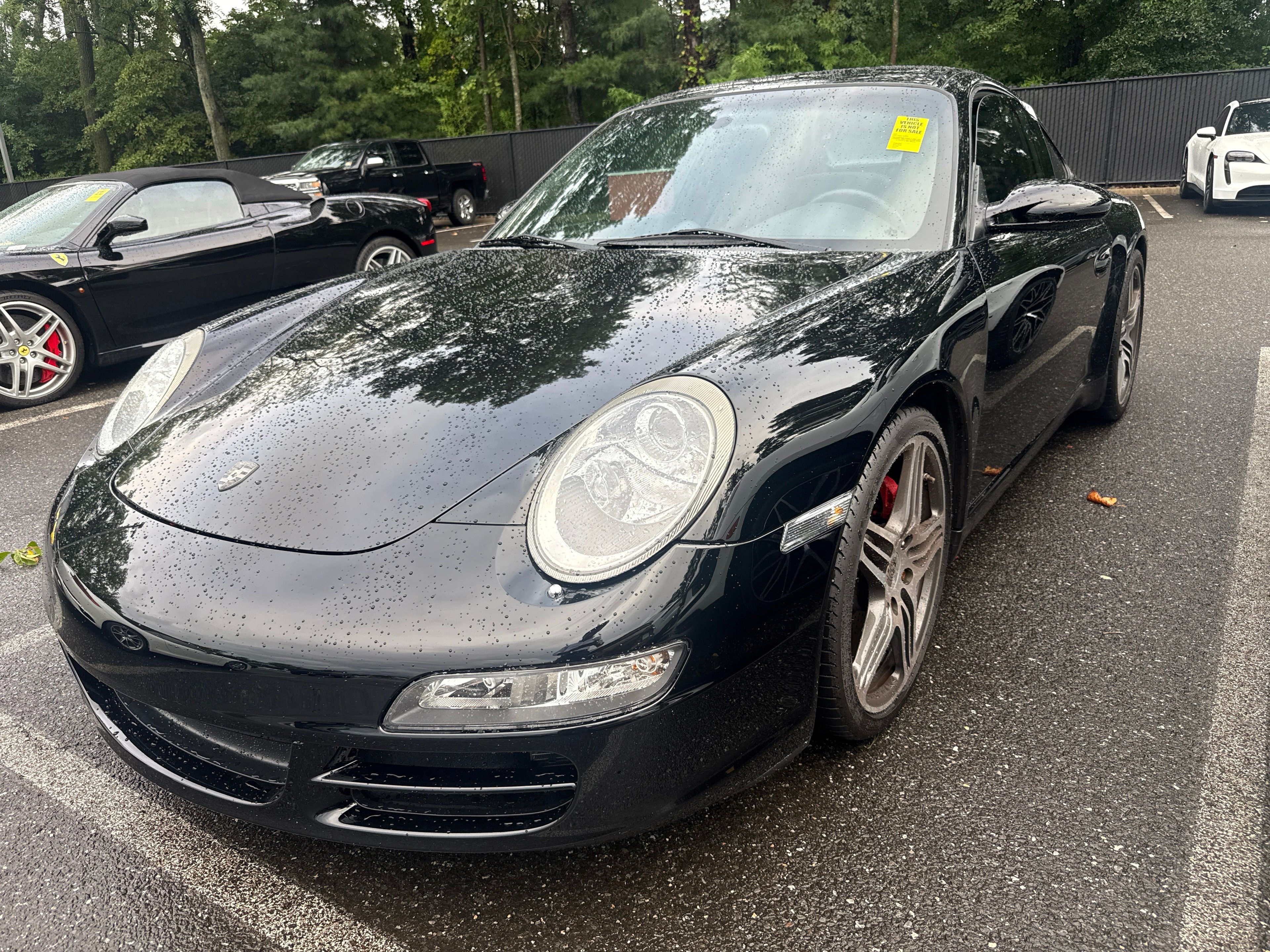 Black 2008 Porsche 911 Coupe Rear-Wheel Drive 6-Speed Manual Overdrive